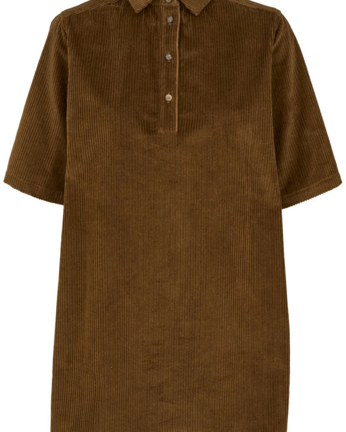Kleid Cord Isa Polo Braun – Ansicht 4