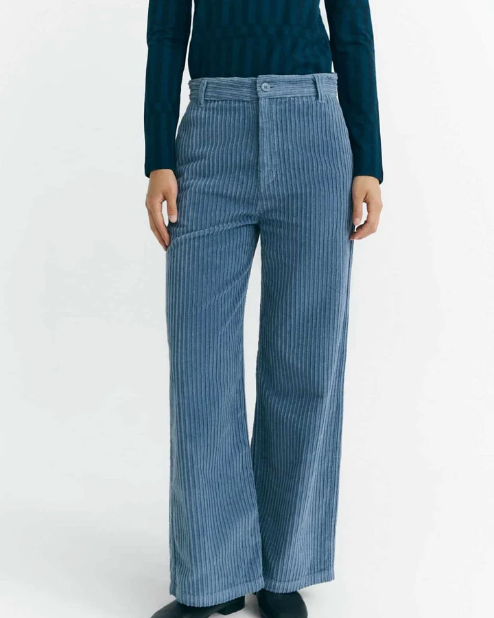 Hose Karina Corduroy Blau
