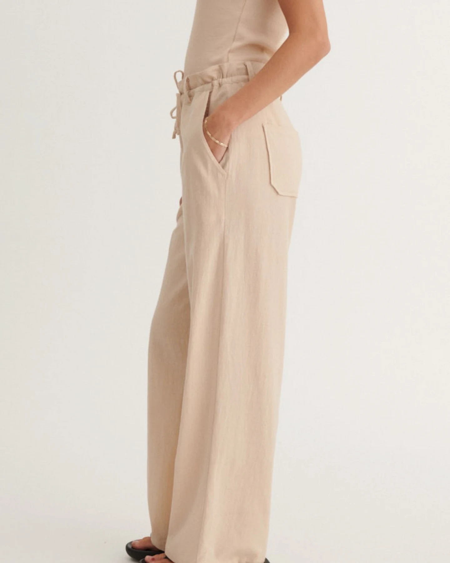 Hose Beate Beige – Ansicht 2