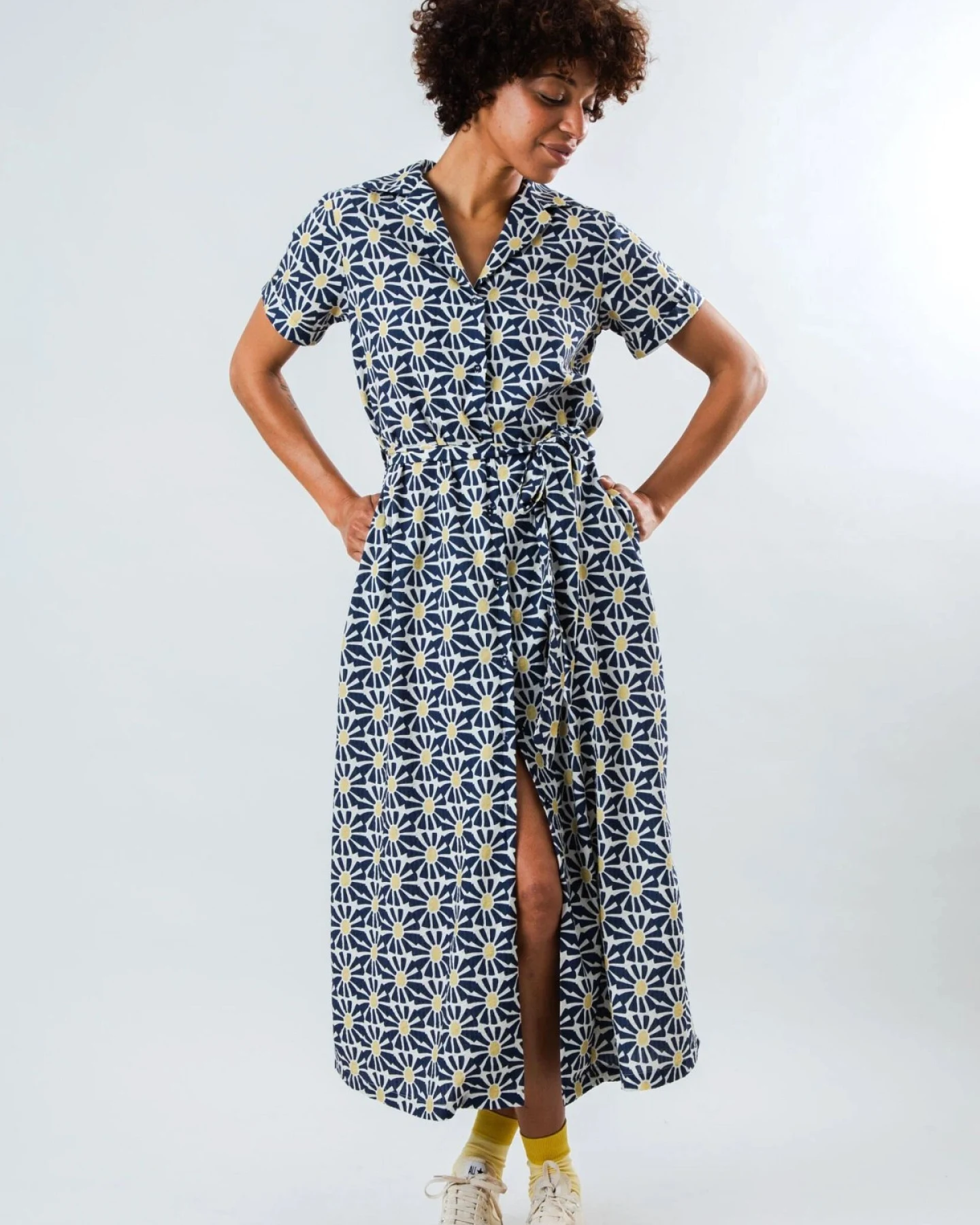 Kleid Marisol Long Blau – Ansicht 4
