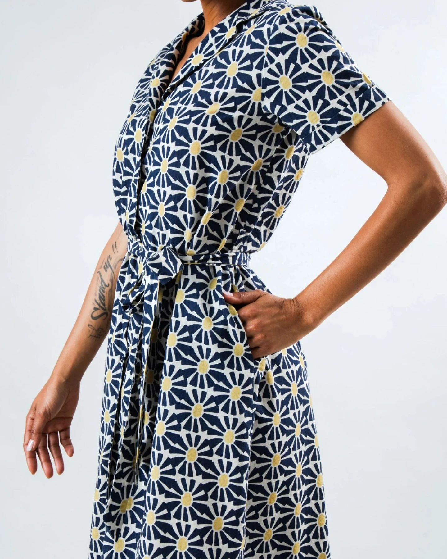 Kleid Marisol Long Blau – Ansicht 5