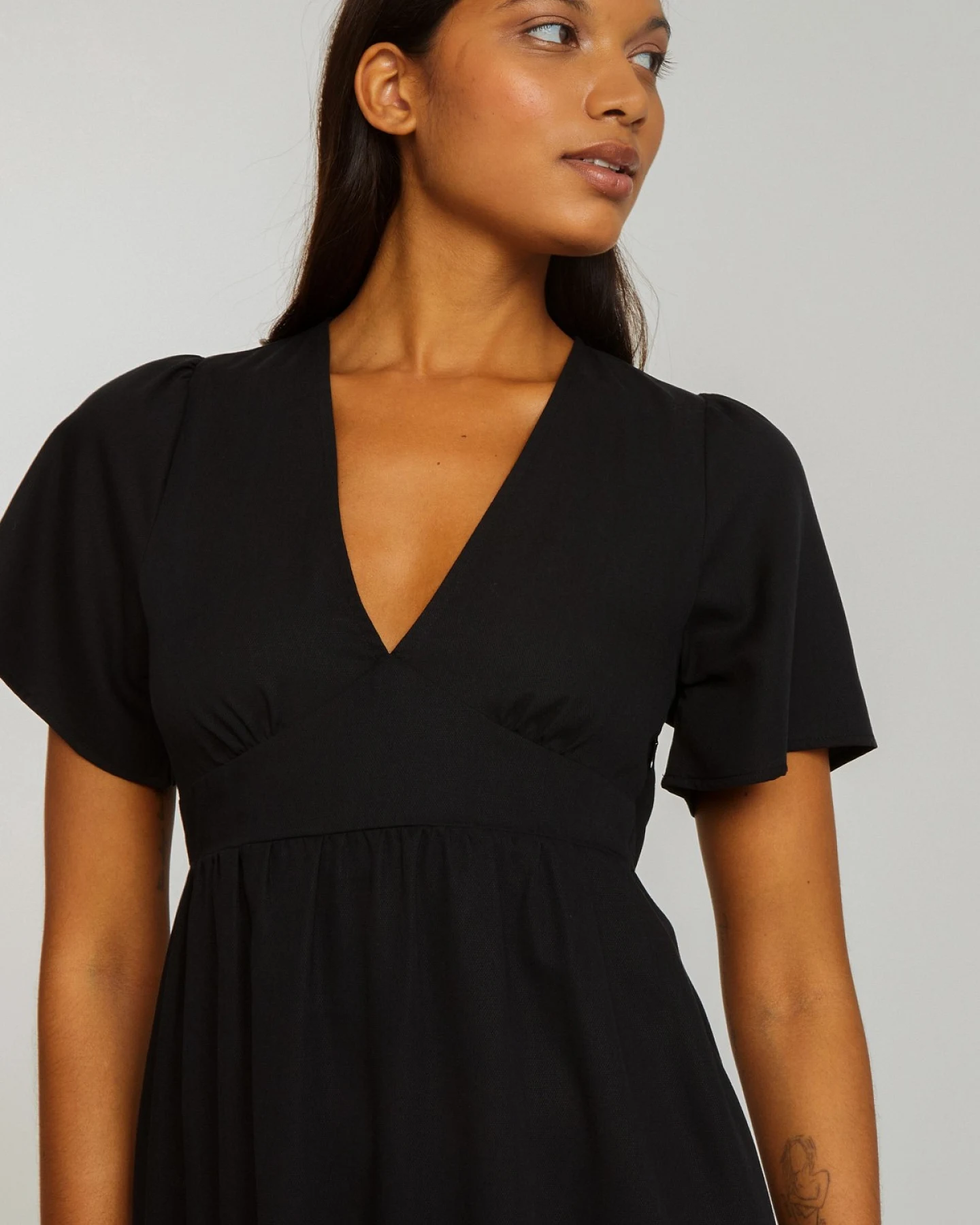 Kleid Fittonia Schwarz – Ansicht 3