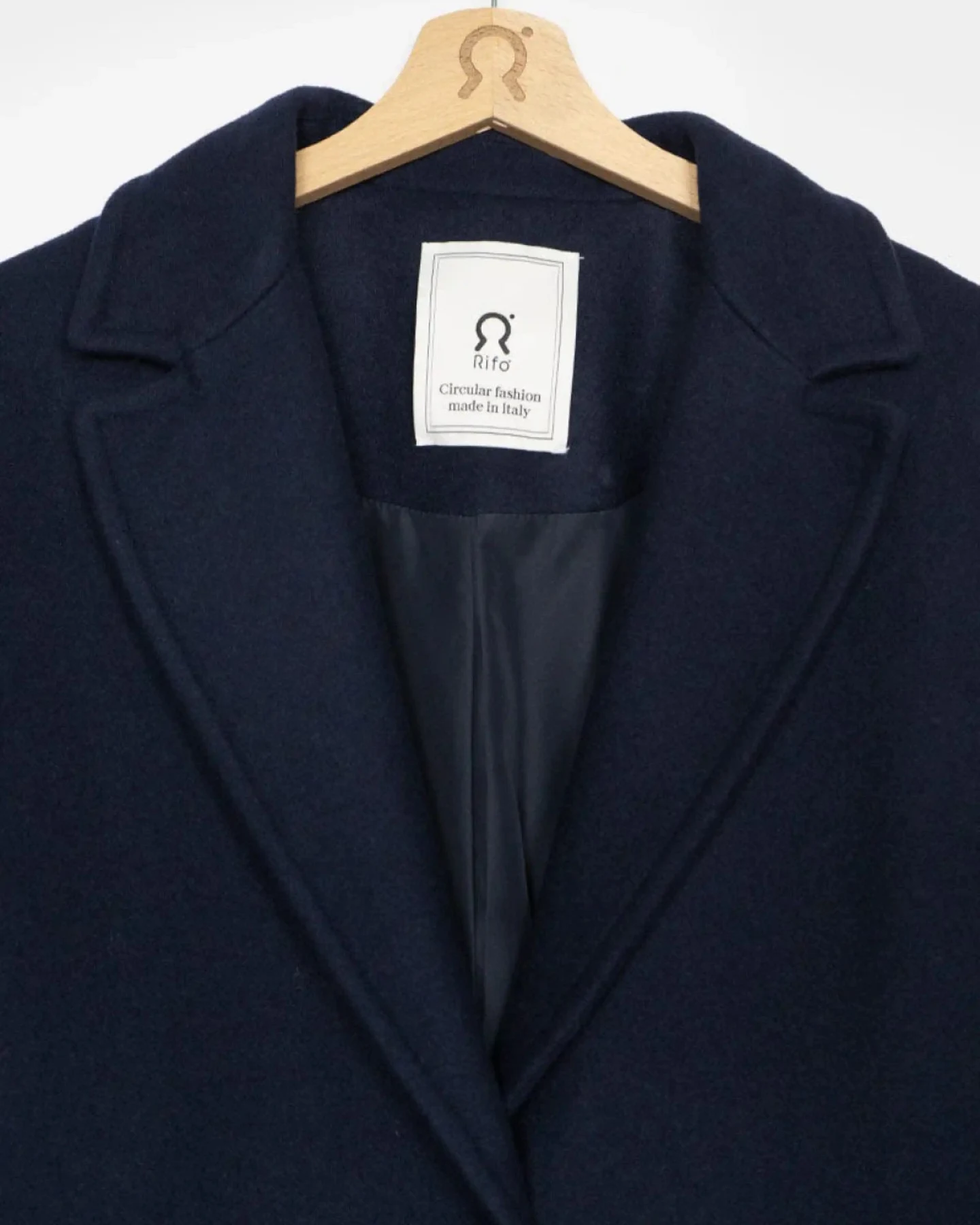 Wollmantel Mara Blau – Ansicht 5