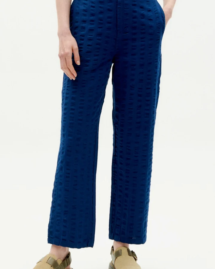 Hose Mariam Seersucker Big Blue