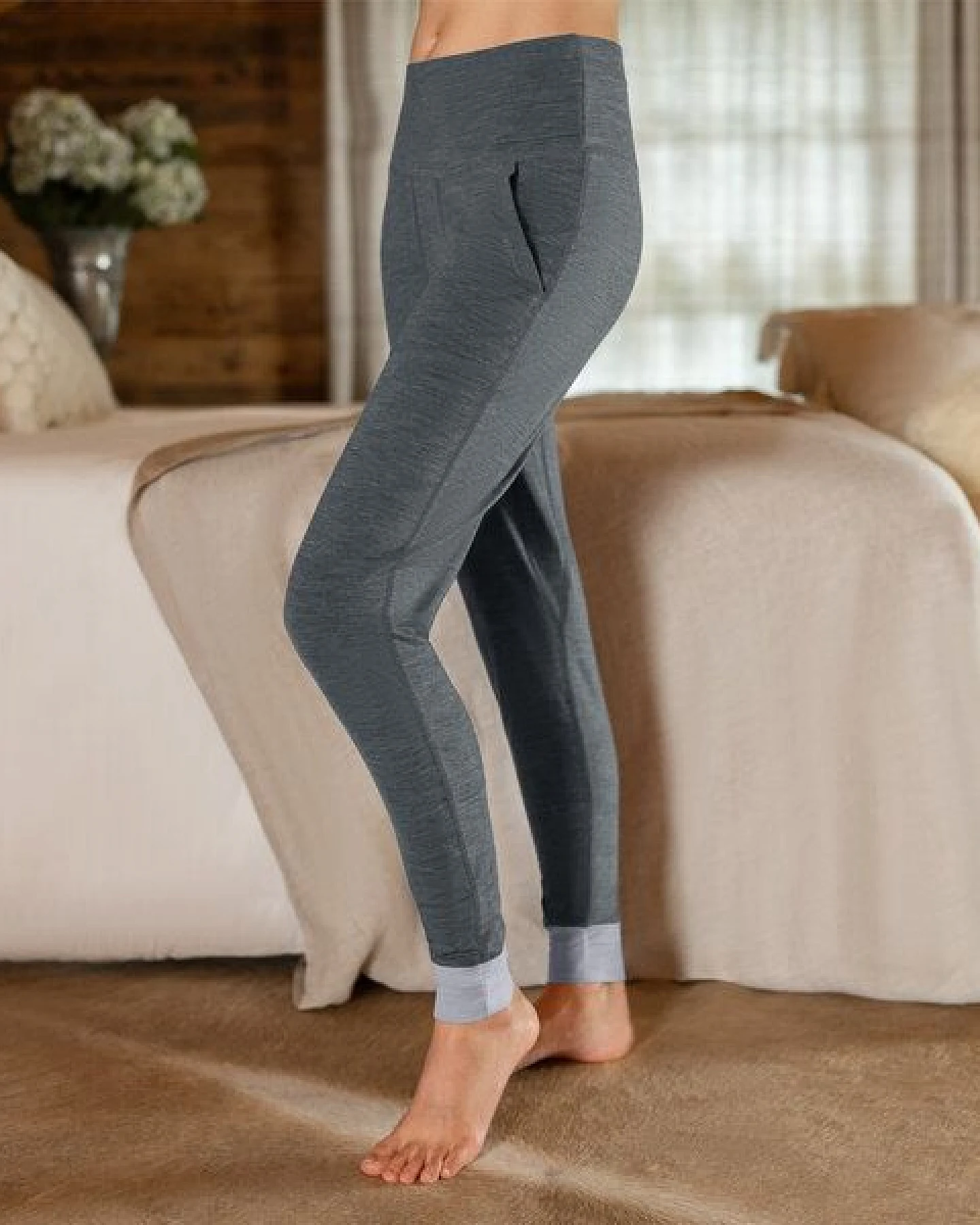Dagsmejan Damen Hose aus Merinowolle – Ansicht 2