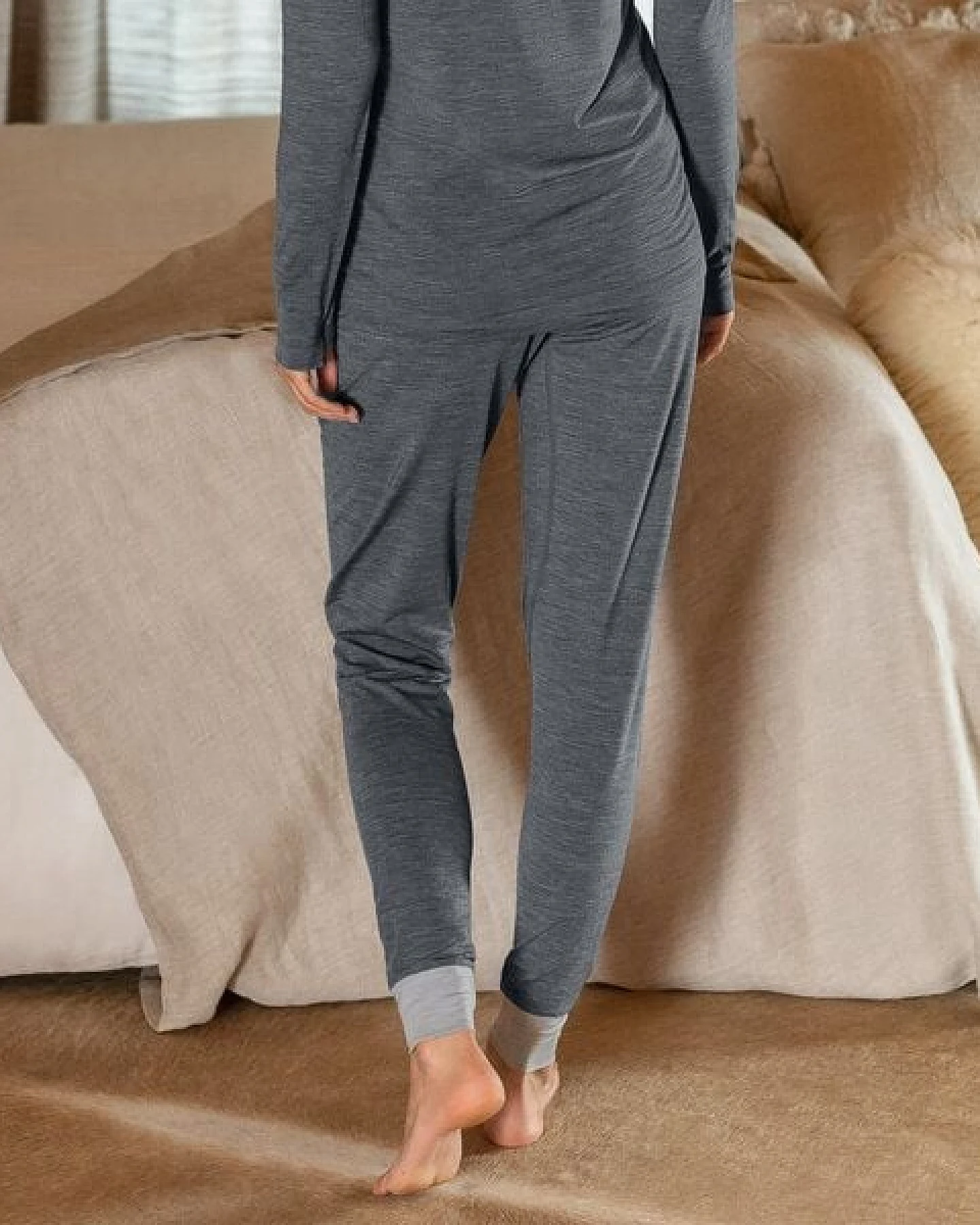 Dagsmejan Damen Hose aus Merinowolle – Ansicht 4
