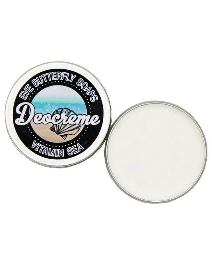 Eve Butterfly Soaps Deocreme "Vitamin Sea" - 100% natürlich und vegan, 50 g