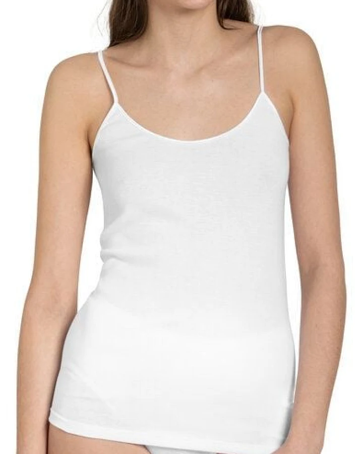 Haasis Bodywear Damen Spaghettiträger Top Feinripp 5er Pack