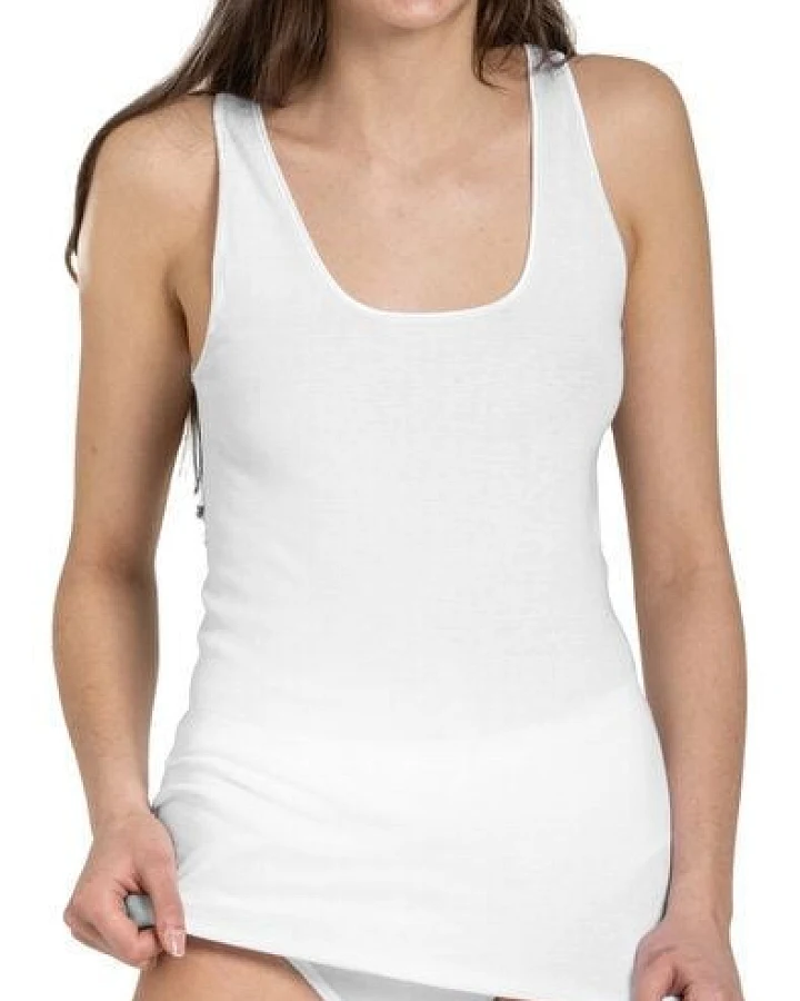 Haasis Bodywear Damen Top Feinripp 5er Pack