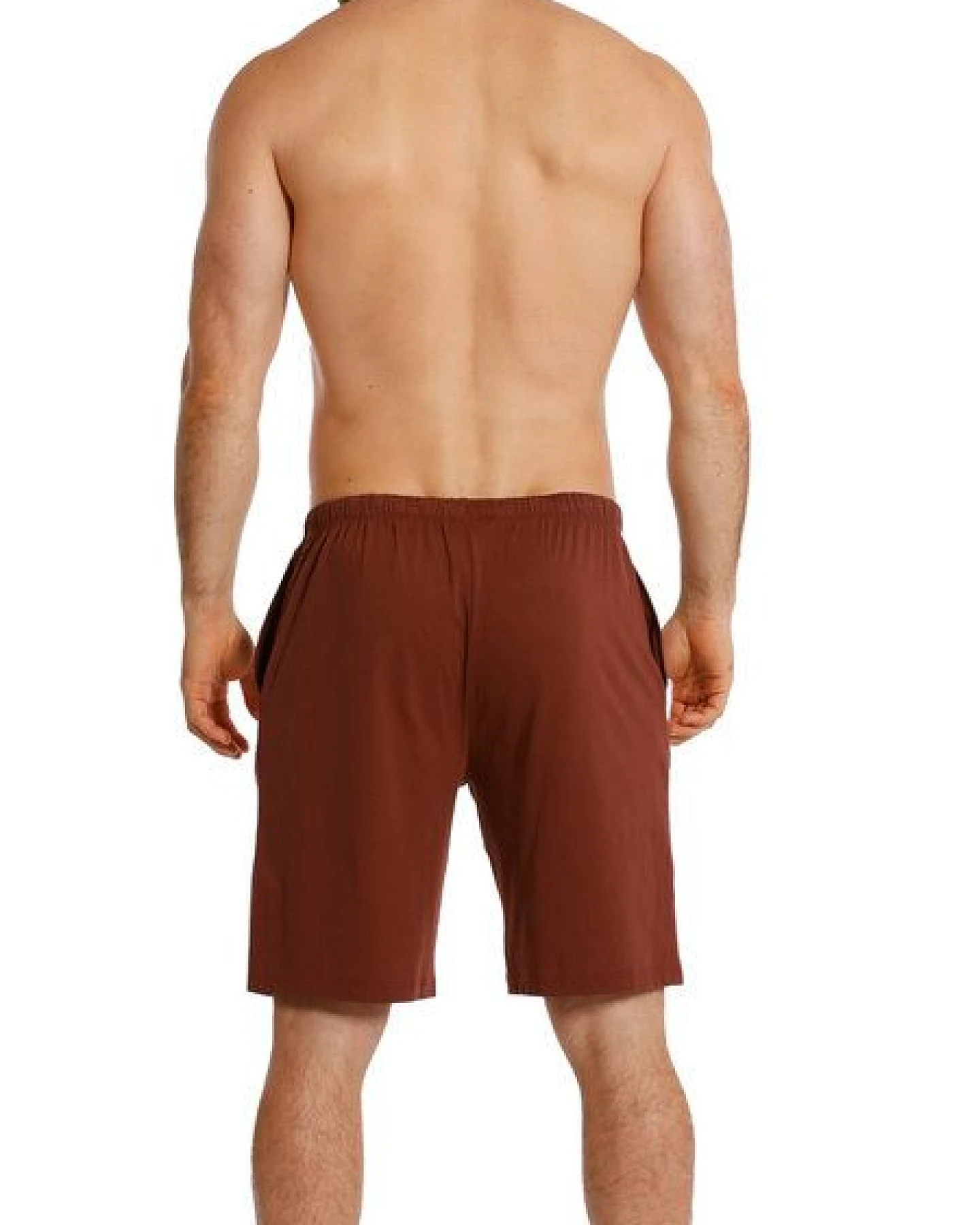 Haasis Bodywear Herren Bermuda mit Seitentaschen, Single Jersey, reine Baumwolle – Ansicht 4