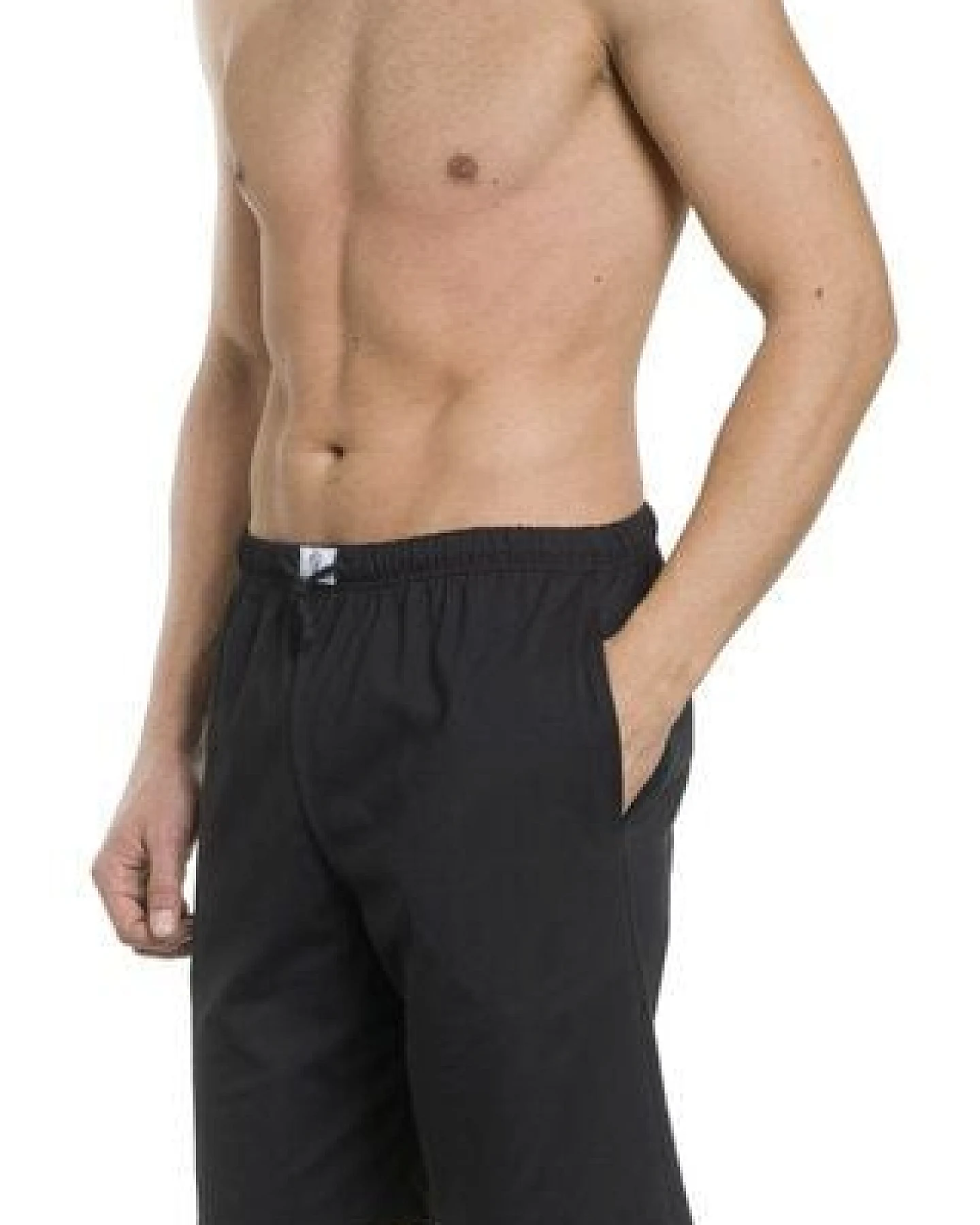 Haasis Bodywear Herren Bermuda mit Seitentaschen, Single Jersey, reine Baumwolle – Ansicht 4