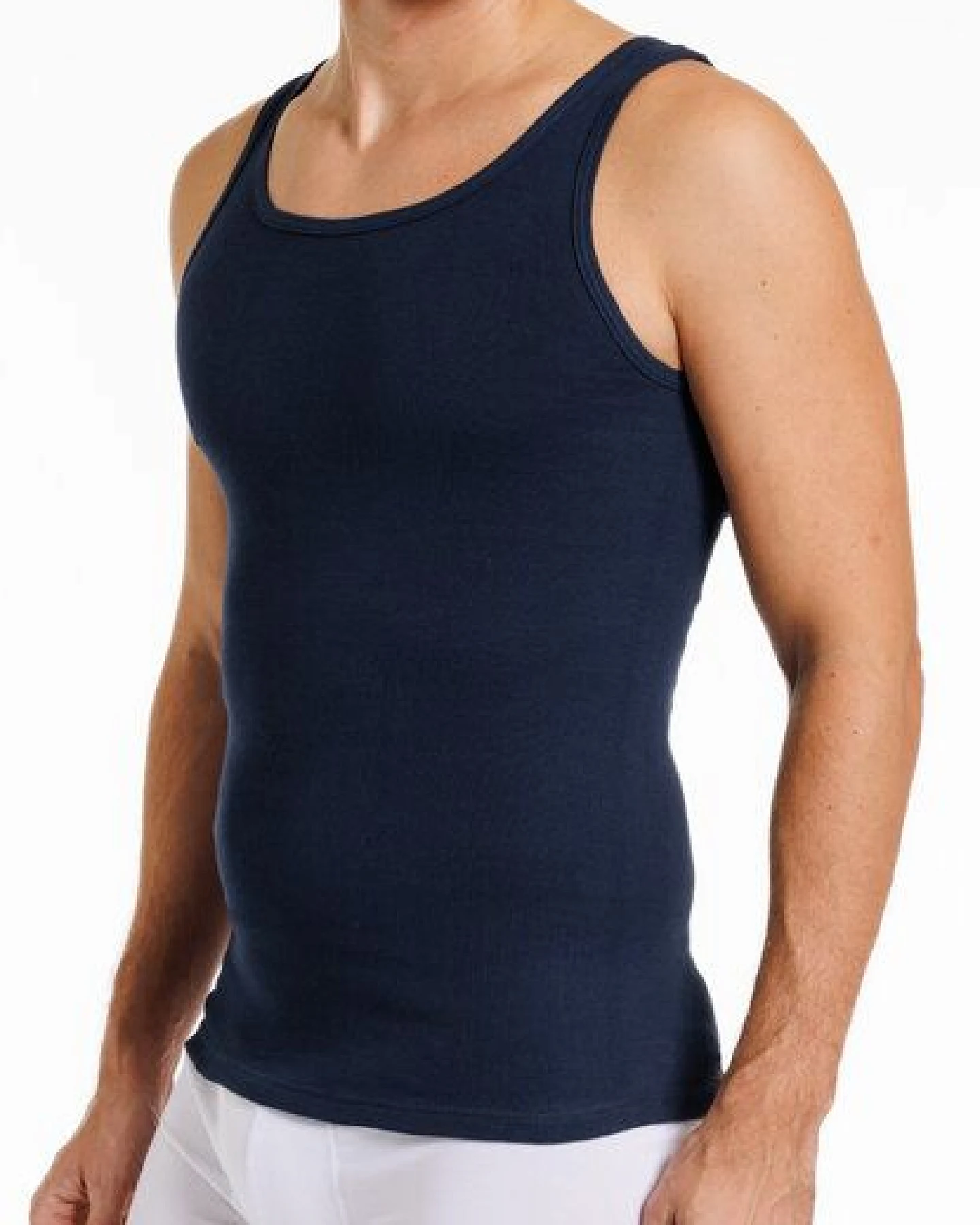 Haasis Bodywear Herren Unterhemd Feinripp 5er Pack – Ansicht 2