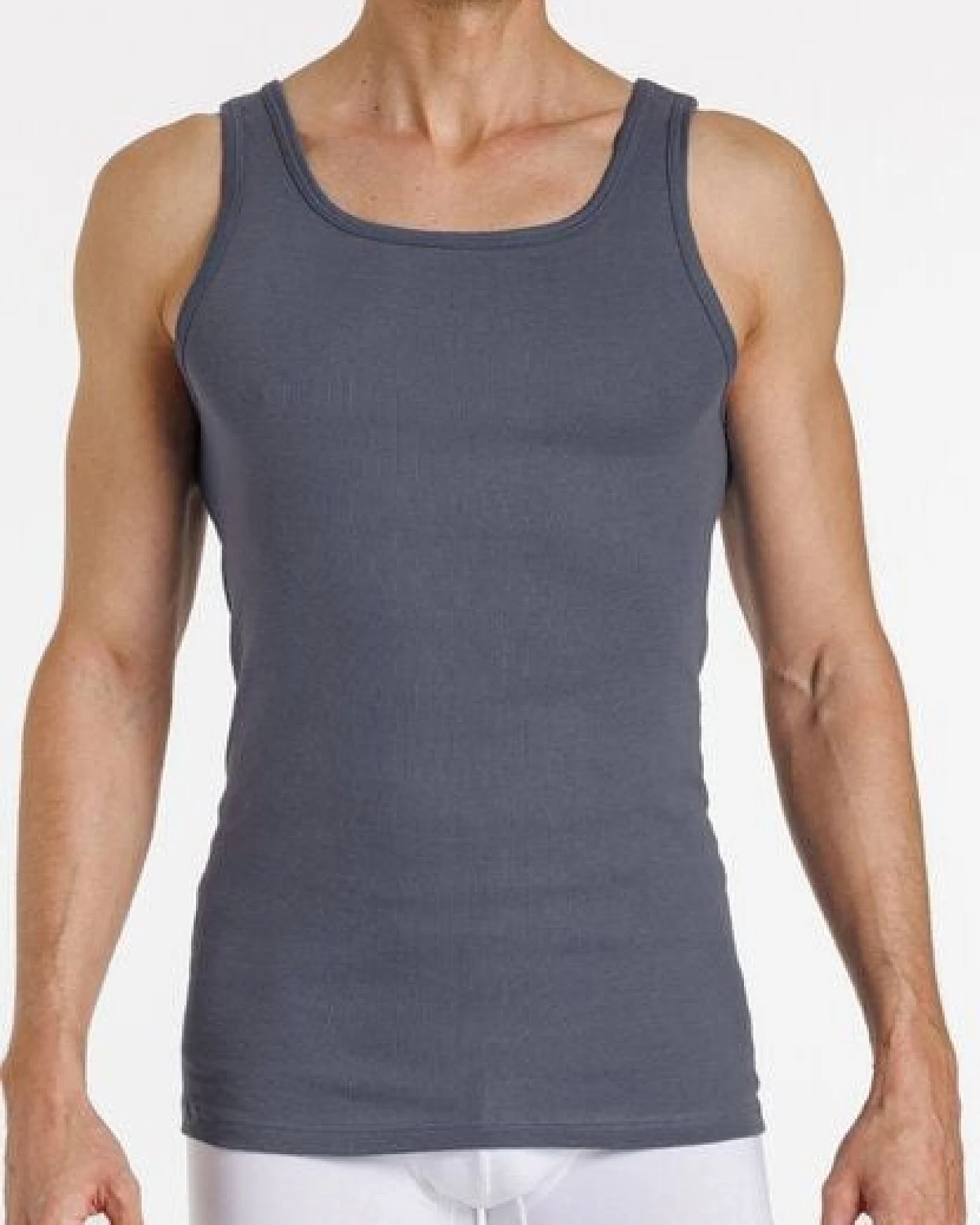 Haasis Bodywear Herren Unterhemd Feinripp 5er Pack – Ansicht 3