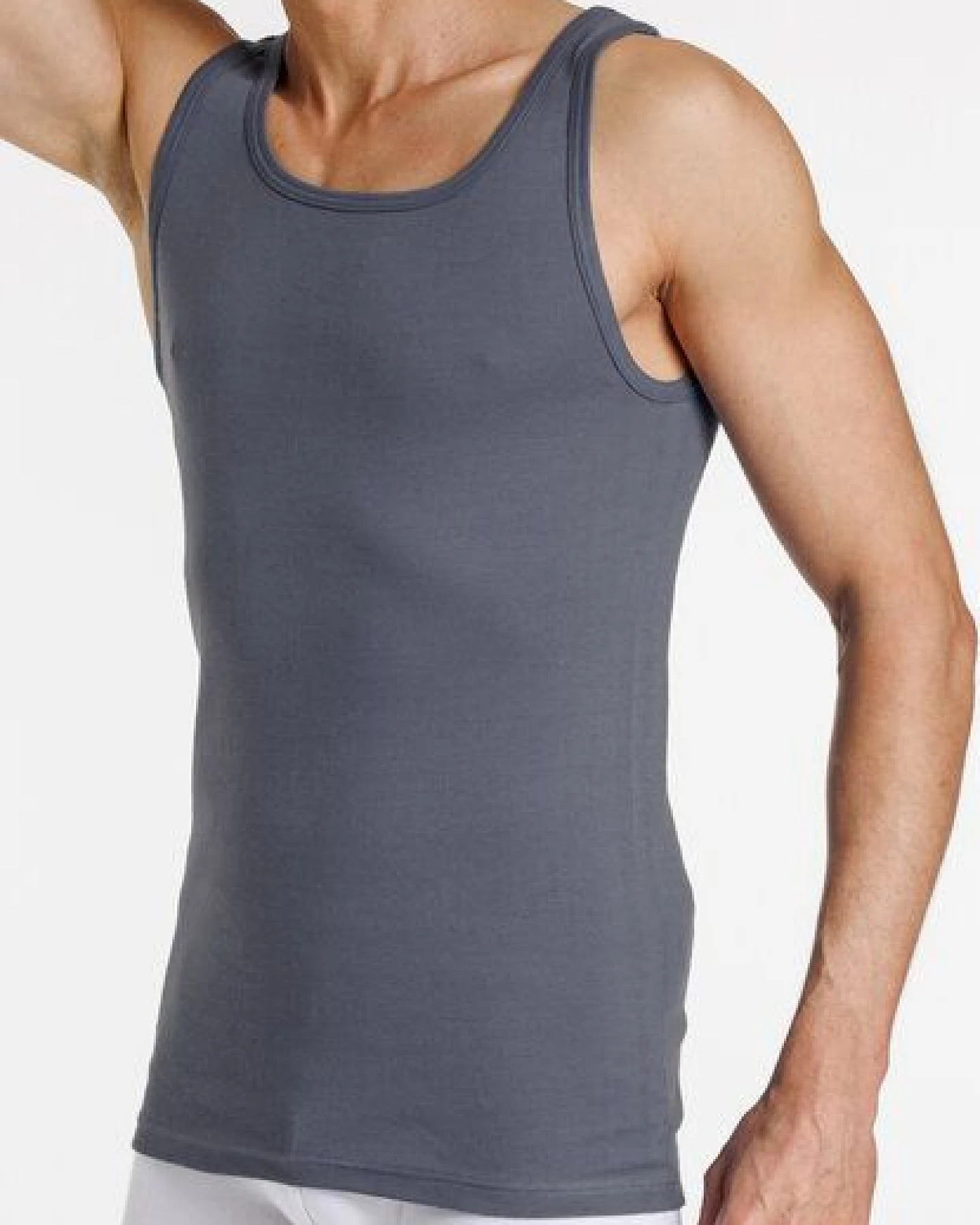 Haasis Bodywear Herren Unterhemd Feinripp 5er Pack – Ansicht 2