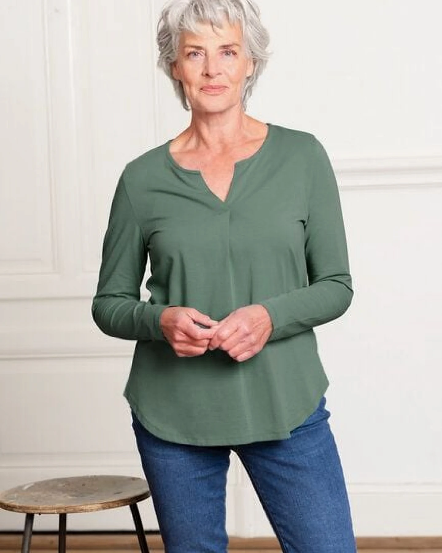 Heidekönigin Jersey Blusenshirt – Ansicht 4