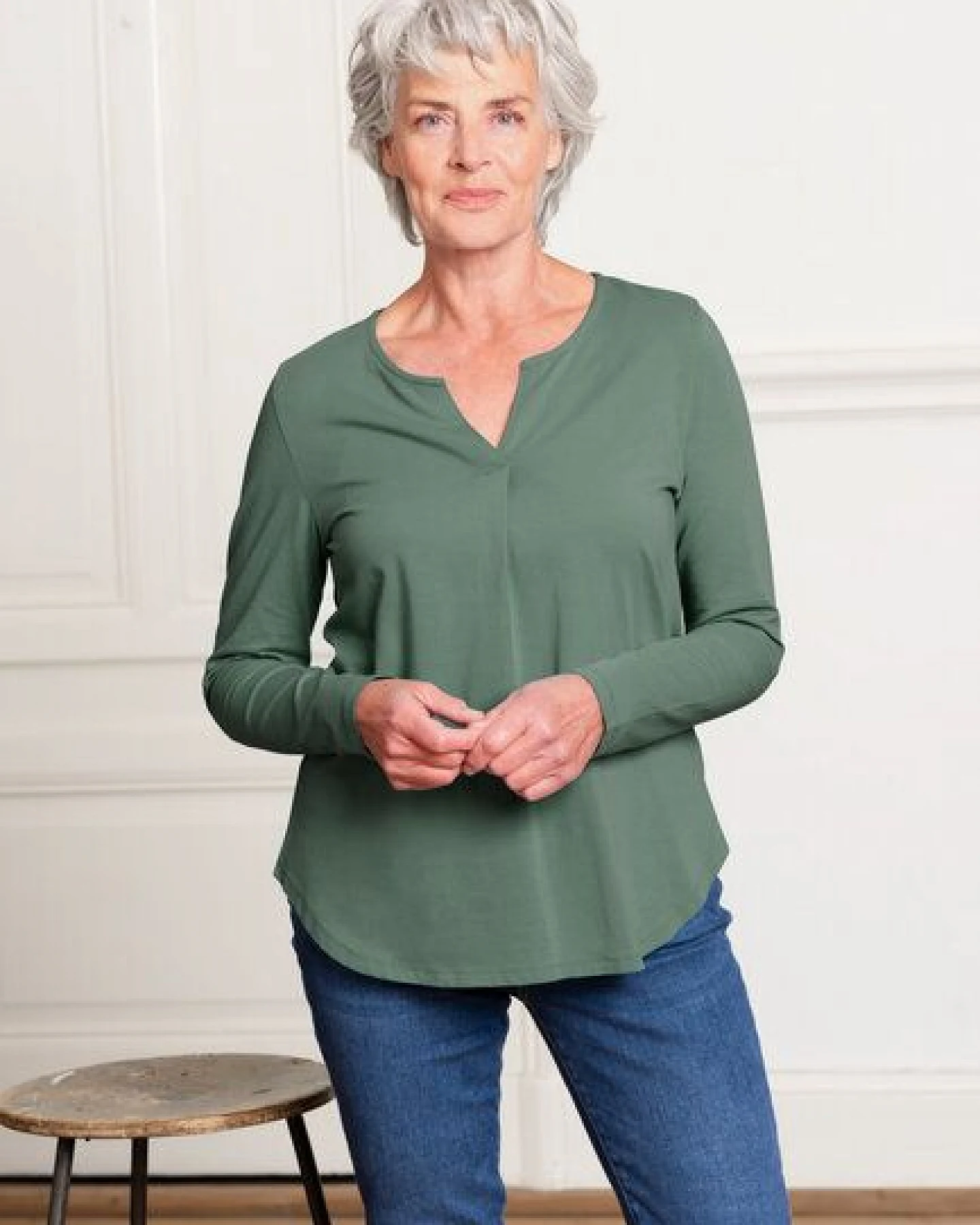 Heidekönigin Jersey Blusenshirt – Ansicht 4