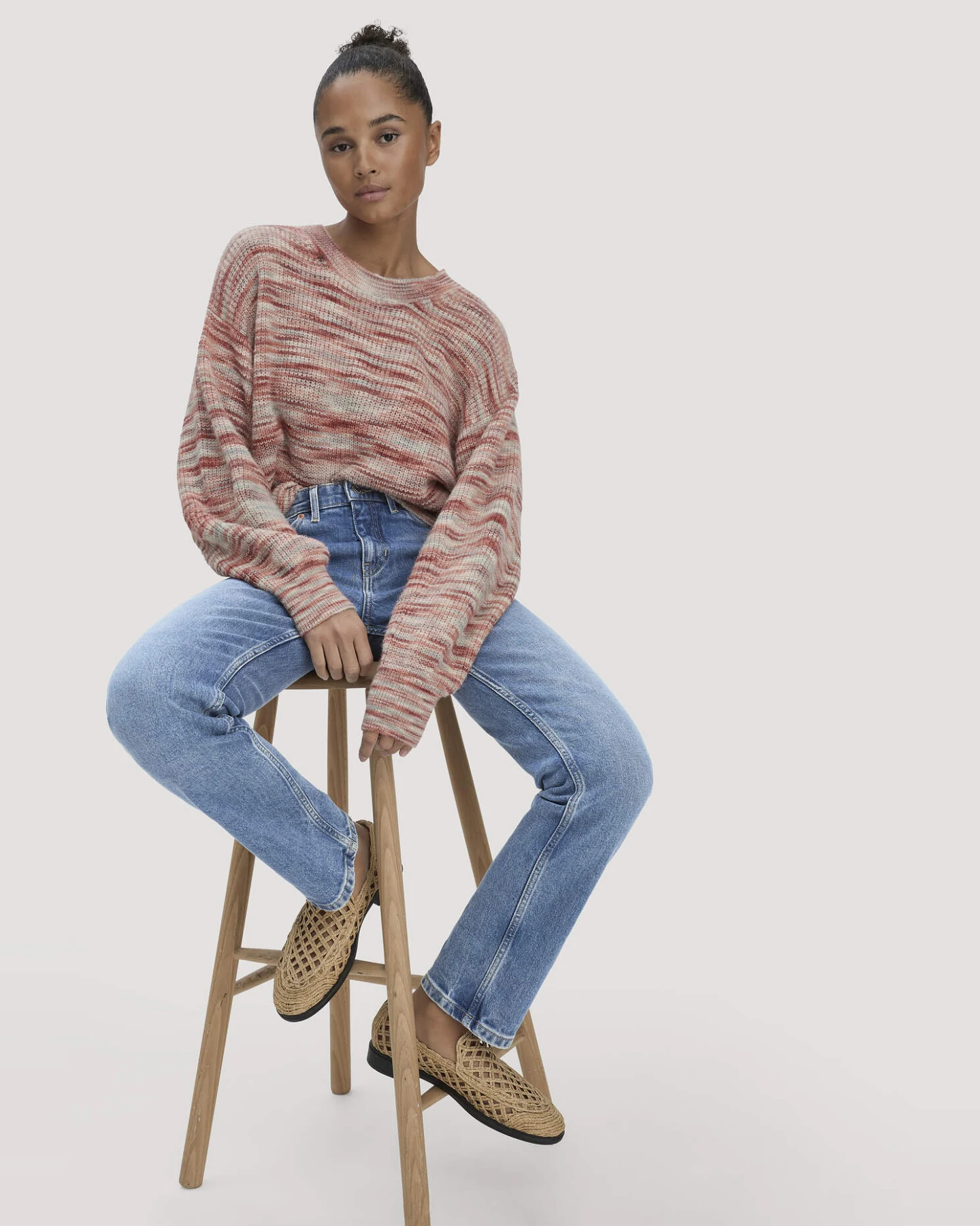 hessnatur Damen Jeans MARIE Straight aus Bio-Denim - blau - Größe 29/30 – Ansicht 4
