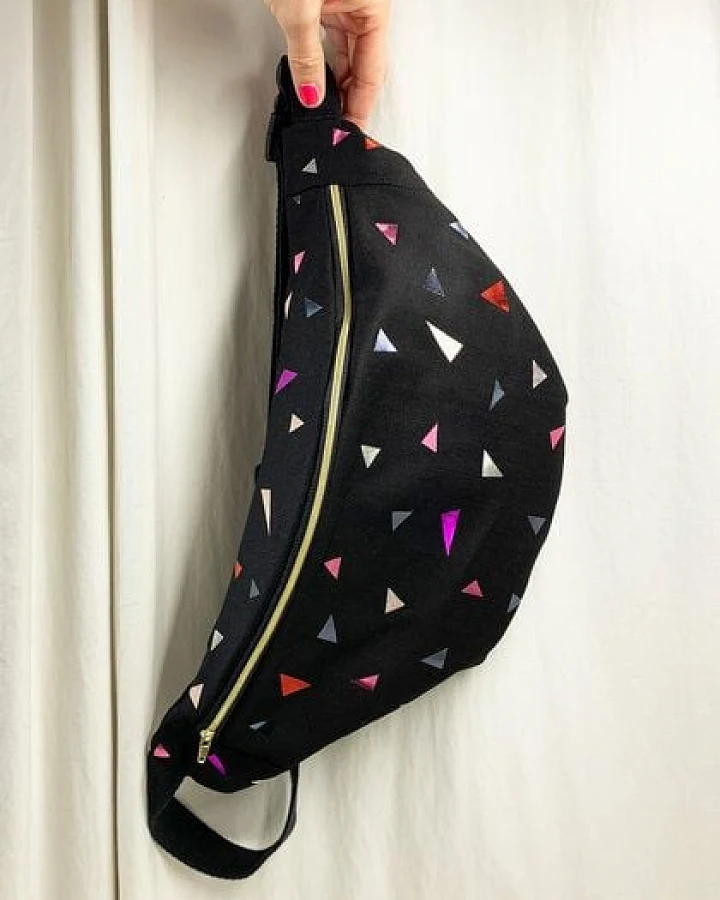 Lena Schokolade HipBag Glitter Small aus Bio-Baumwolle - versch. Varianten