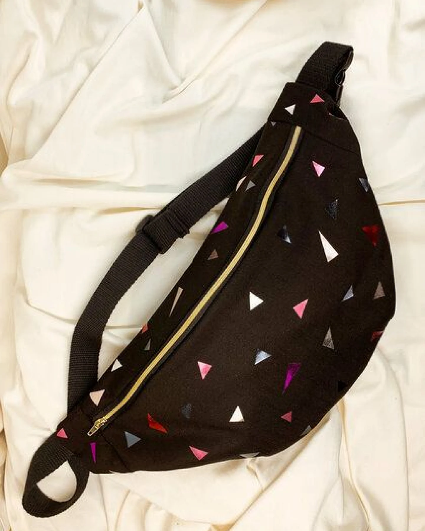 Lena Schokolade HipBag Glitter Small aus Bio-Baumwolle - versch. Varianten – Ansicht 2