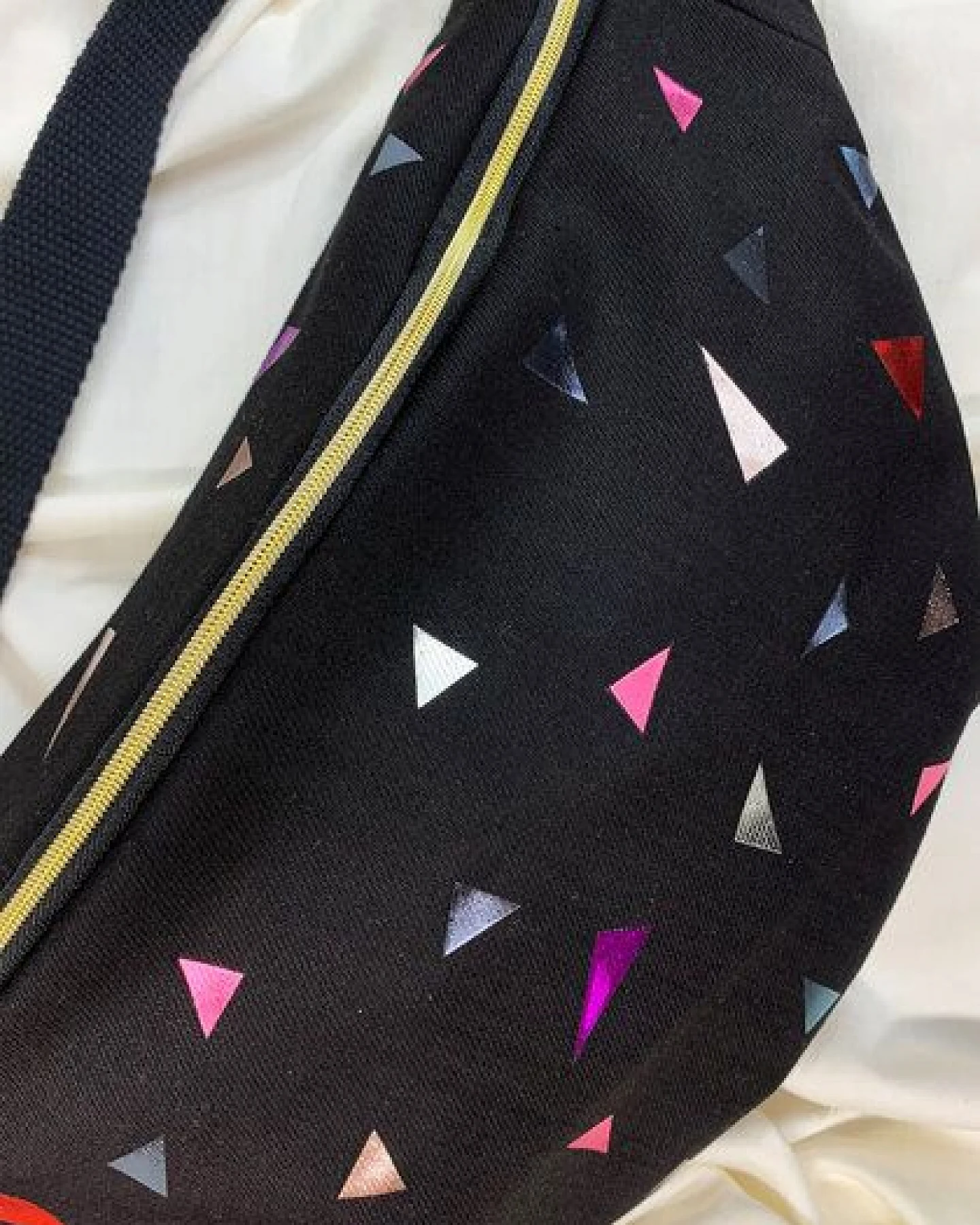 Lena Schokolade HipBag Glitter Small aus Bio-Baumwolle - versch. Varianten – Ansicht 3