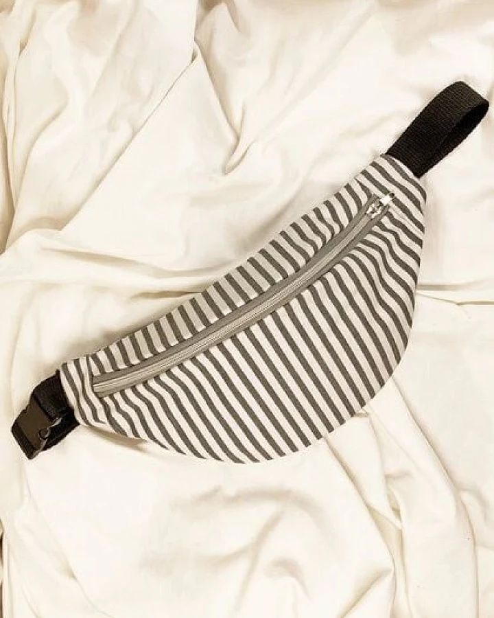 Lena Schokolade HipBag Striped aus Bio-Baumwolle