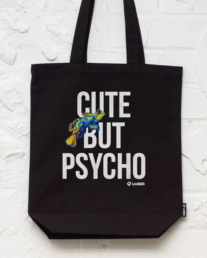 Lexi&Bö Cute but psycho Shopping Bag