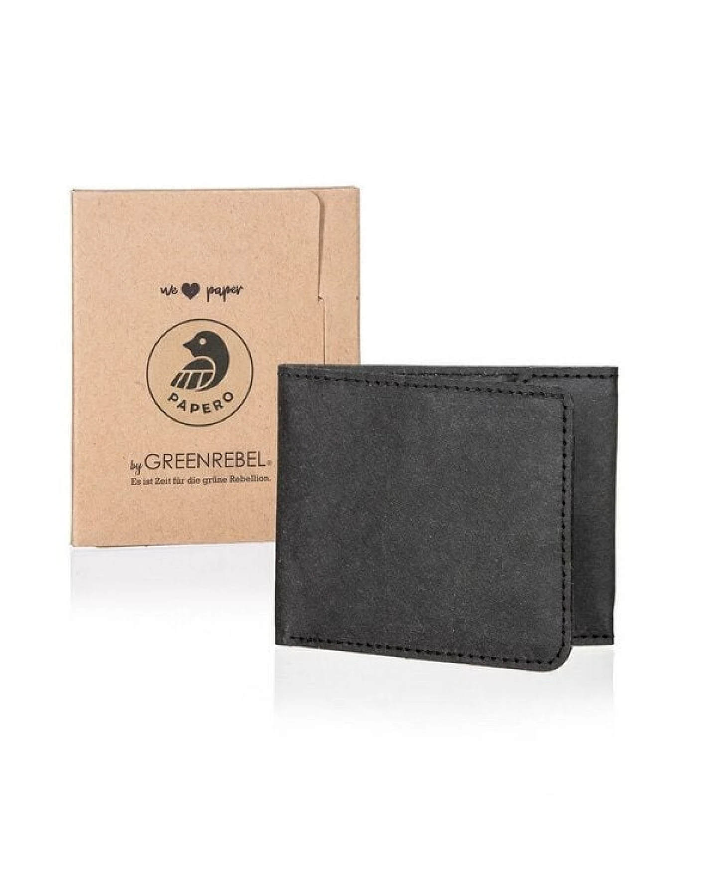NEU PAPERO Papier kleiner Slim Portemonnaie Geldbörse Geldbeutel Vegan – Ansicht 2