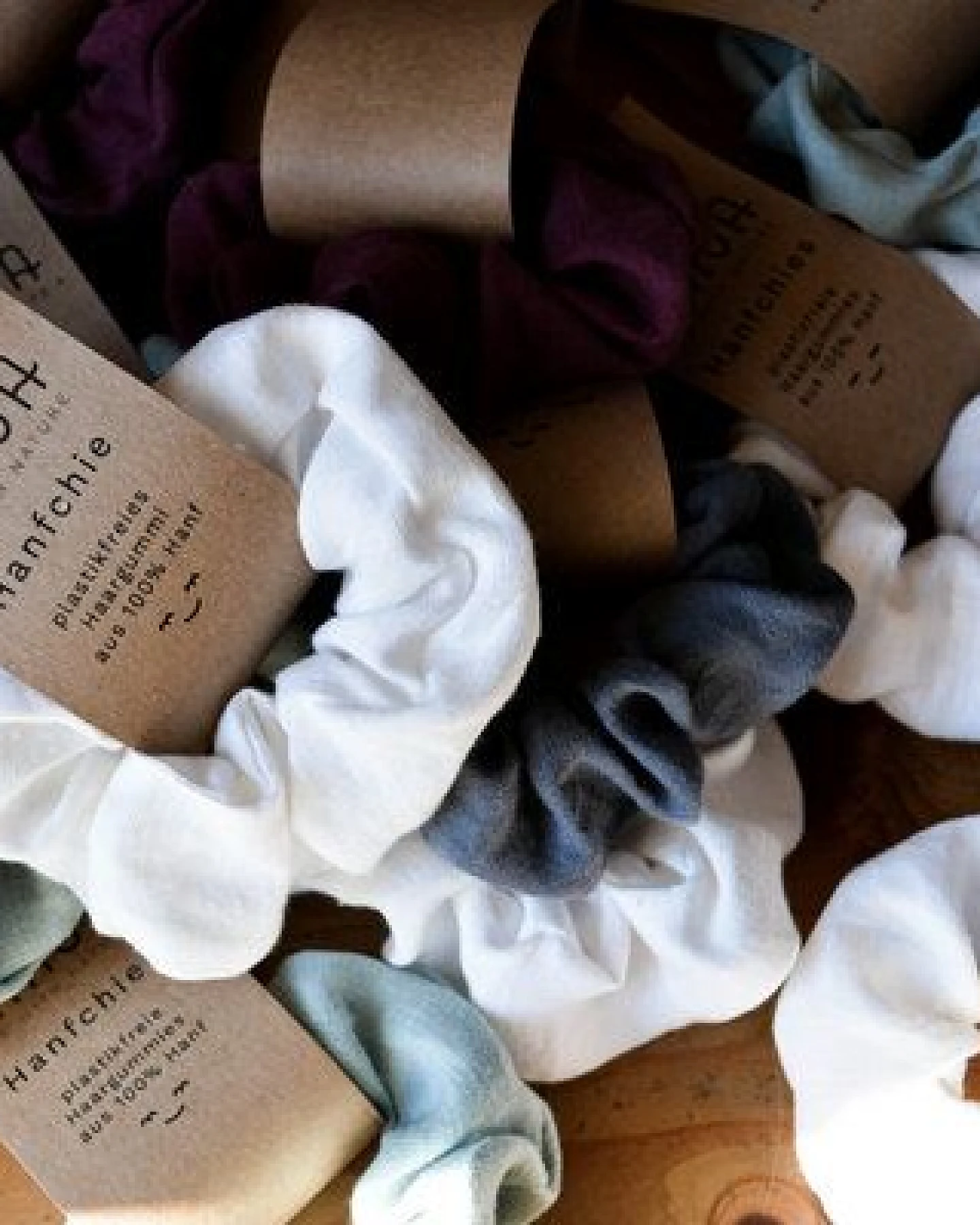 Nanoa Hanfchie - Scrunchies aus 100% Hanf – Ansicht 2