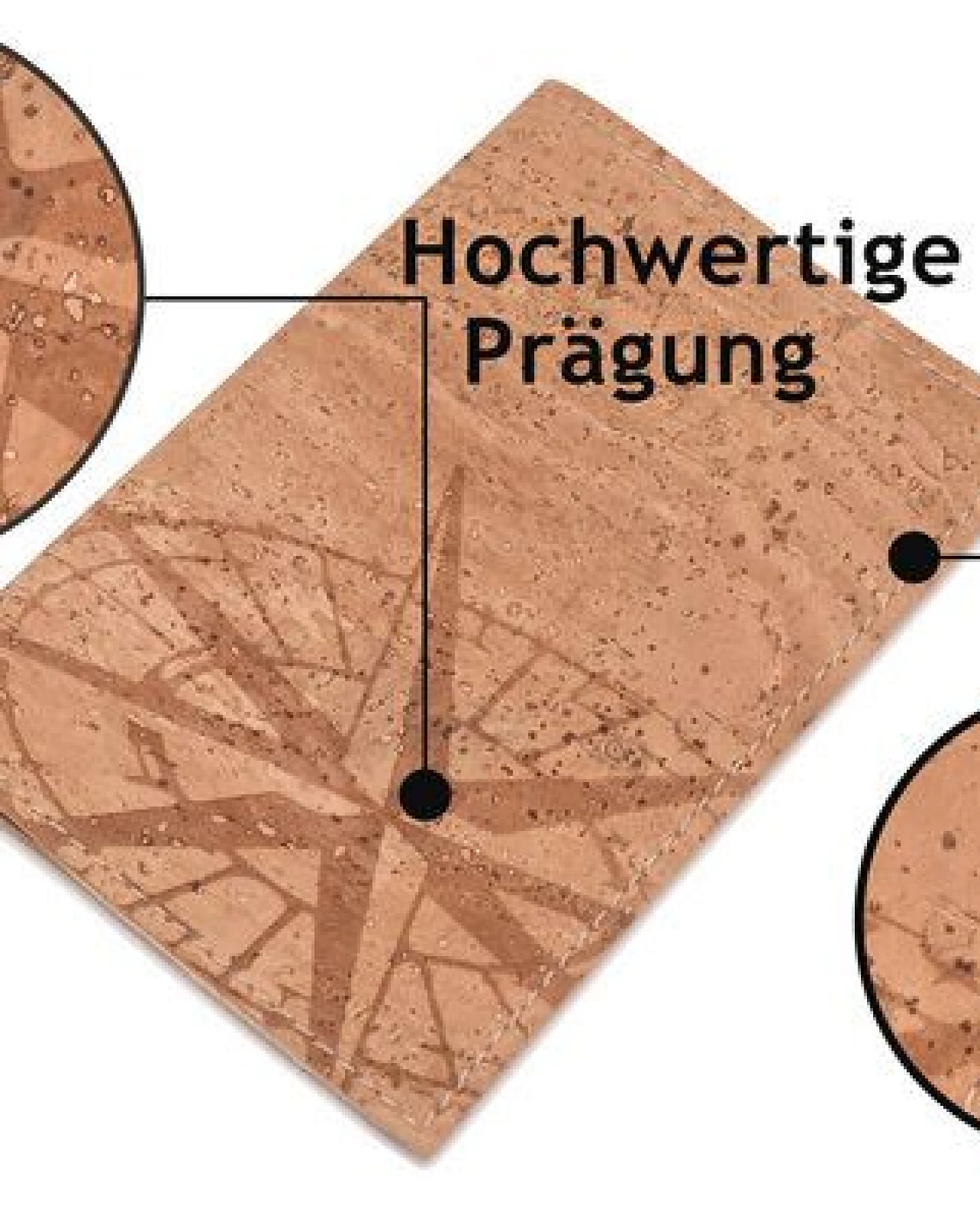 Simaru Reisepasshülle "SCHERPA" aus Kork – Ansicht 3