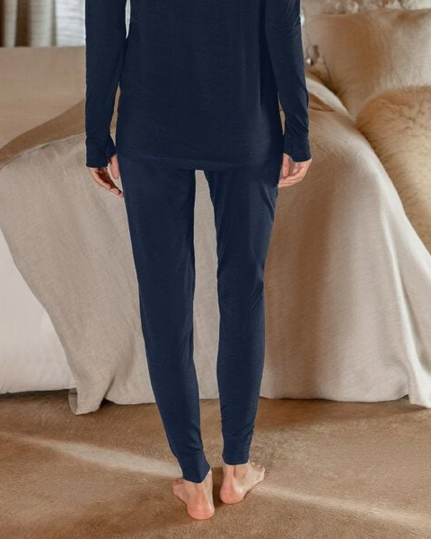 Dagsmejan Damen Hose aus Merinowolle – Ansicht 4
