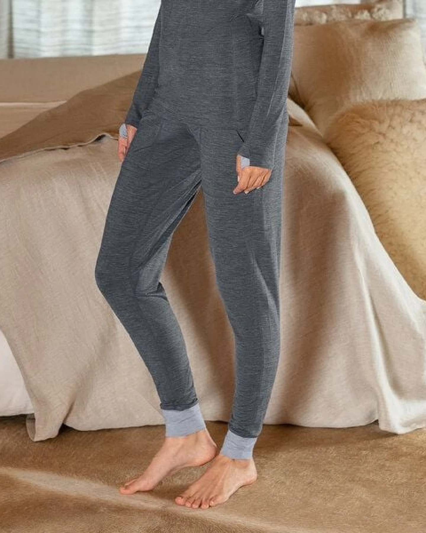 Dagsmejan Damen Hose aus Merinowolle – Ansicht 3