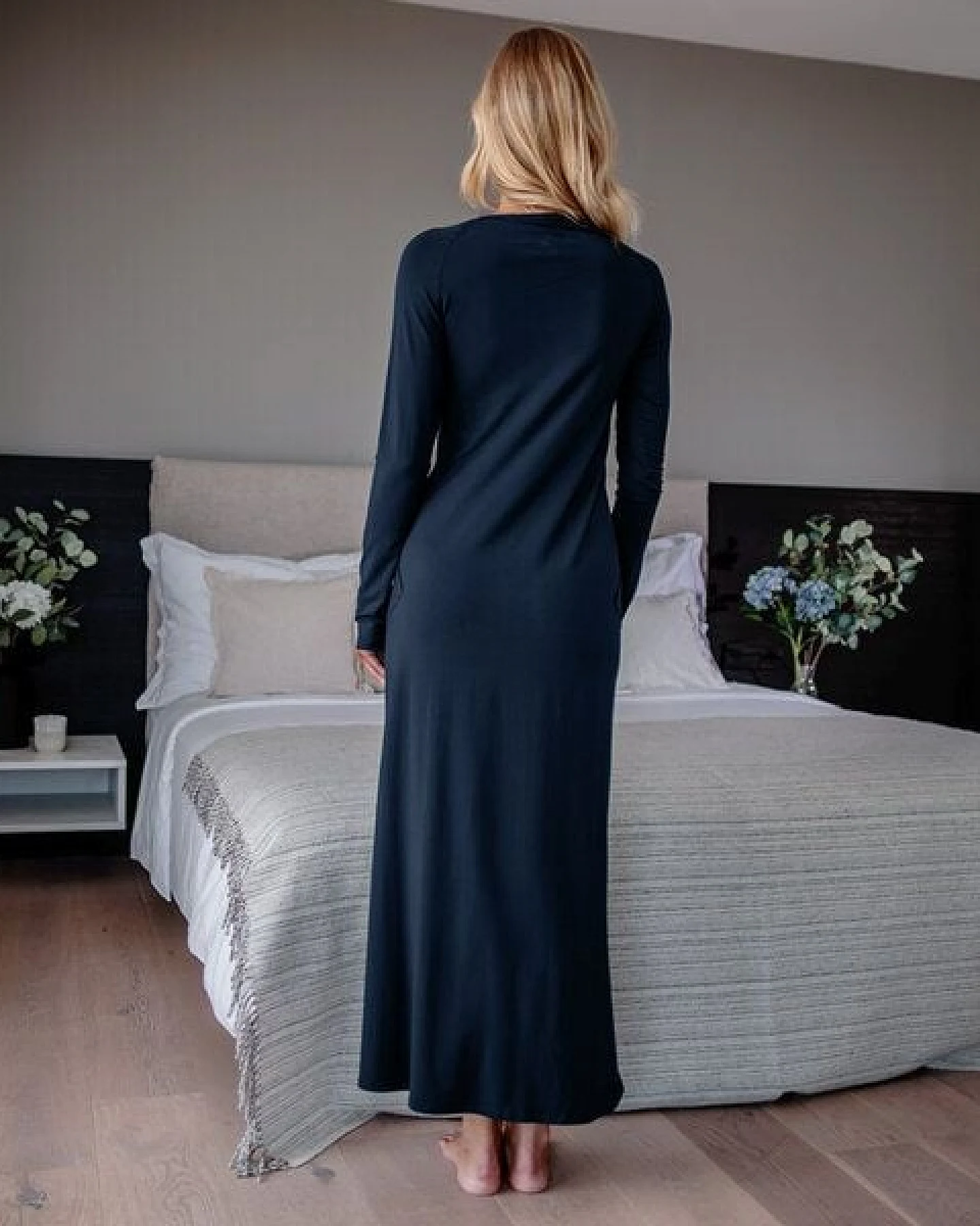 Dagsmejan Damen Sleep Dress Langarm Balance – Ansicht 4