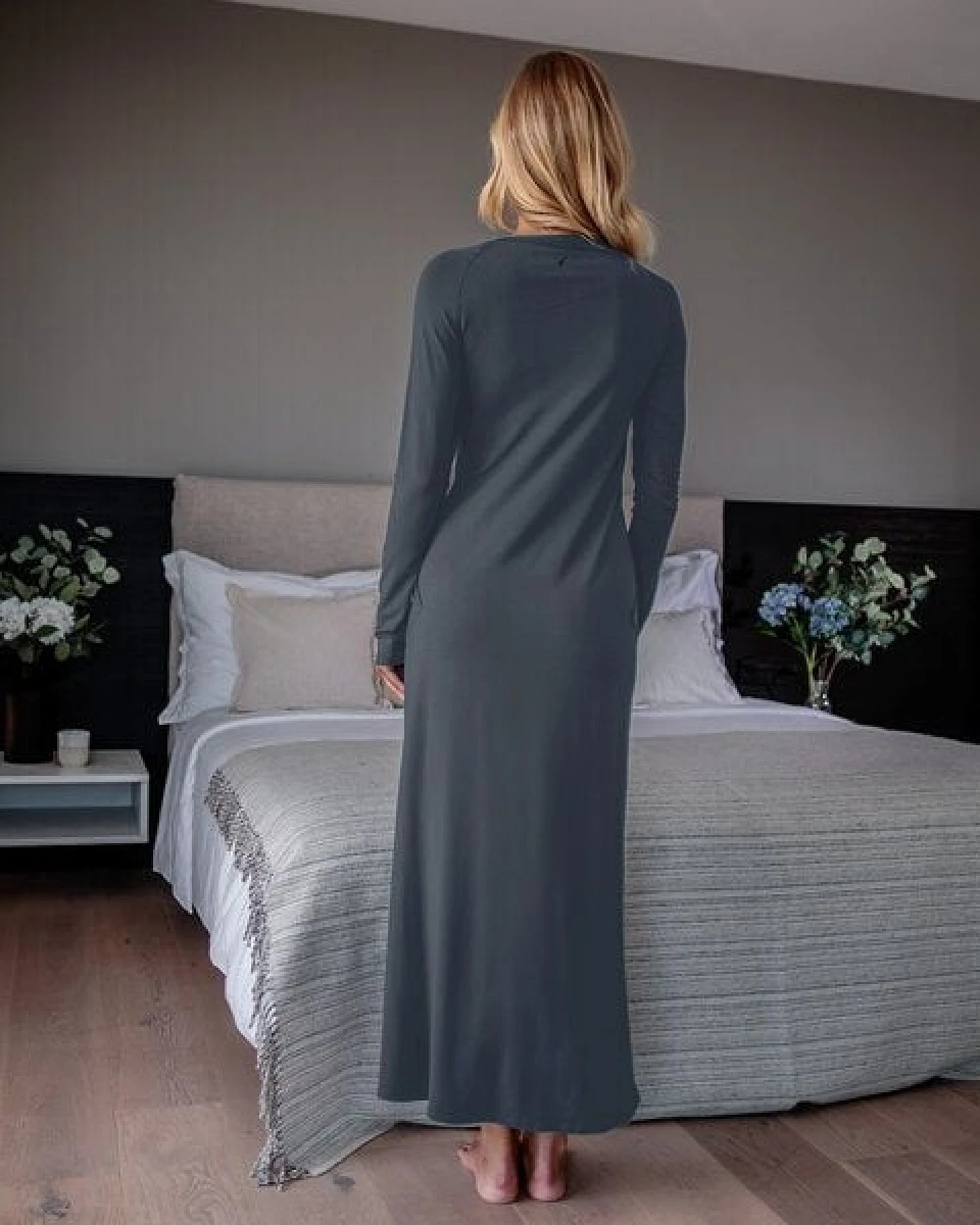Dagsmejan Damen Sleep Dress Langarm Balance – Ansicht 4