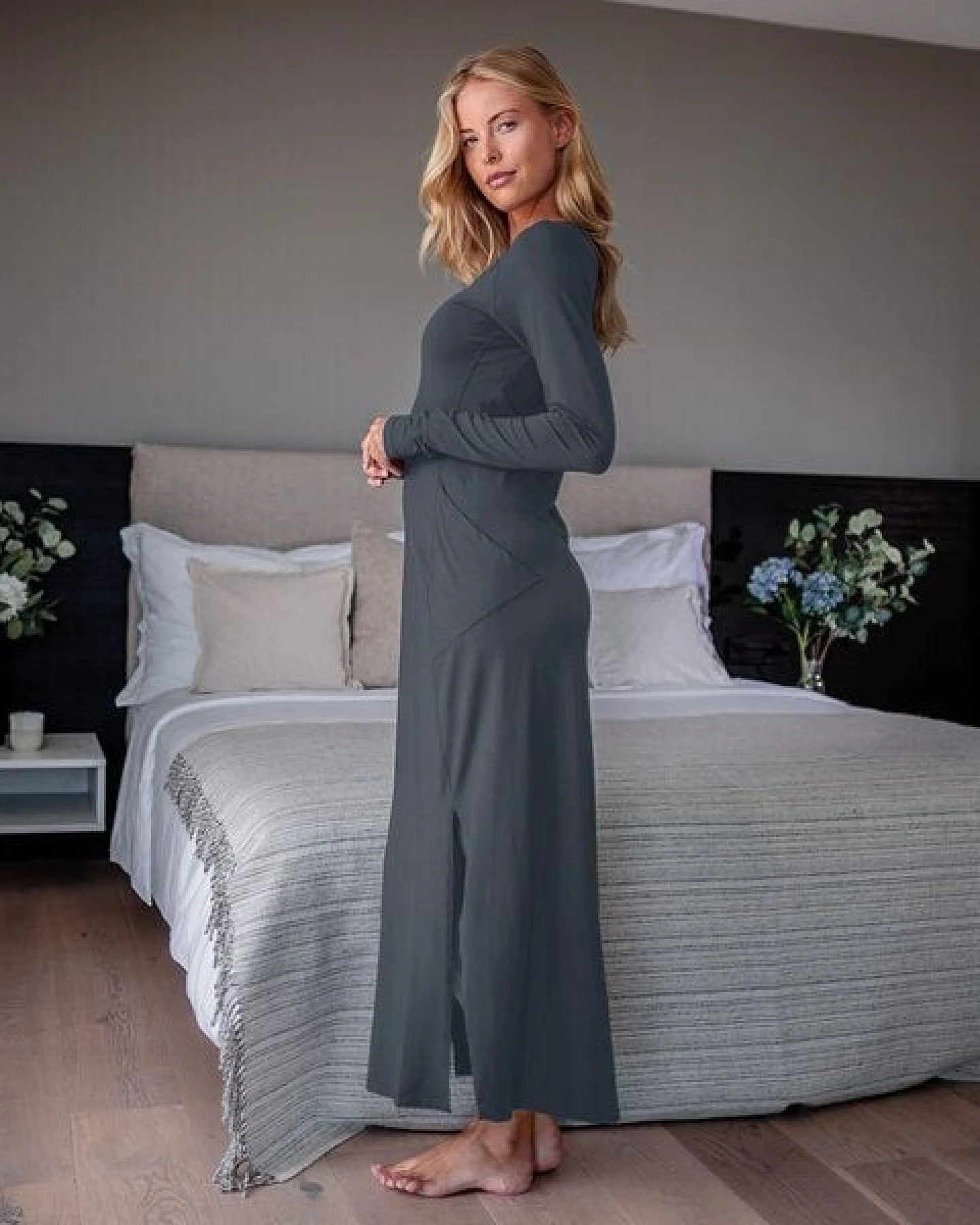 Dagsmejan Damen Sleep Dress Langarm Balance – Ansicht 3