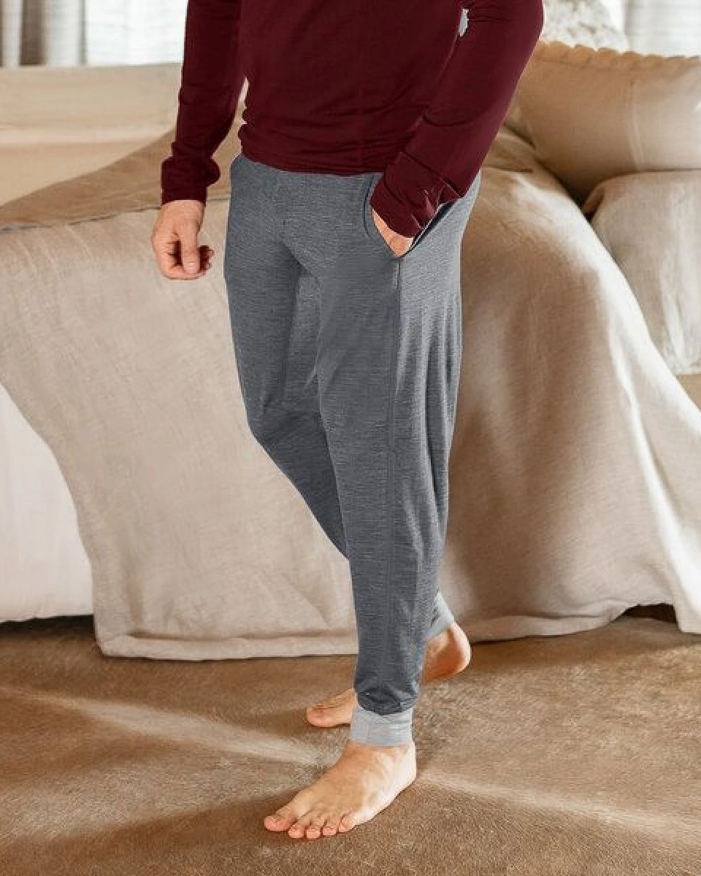 Dagsmejan Herren Hose aus Merino Wolle – Ansicht 3