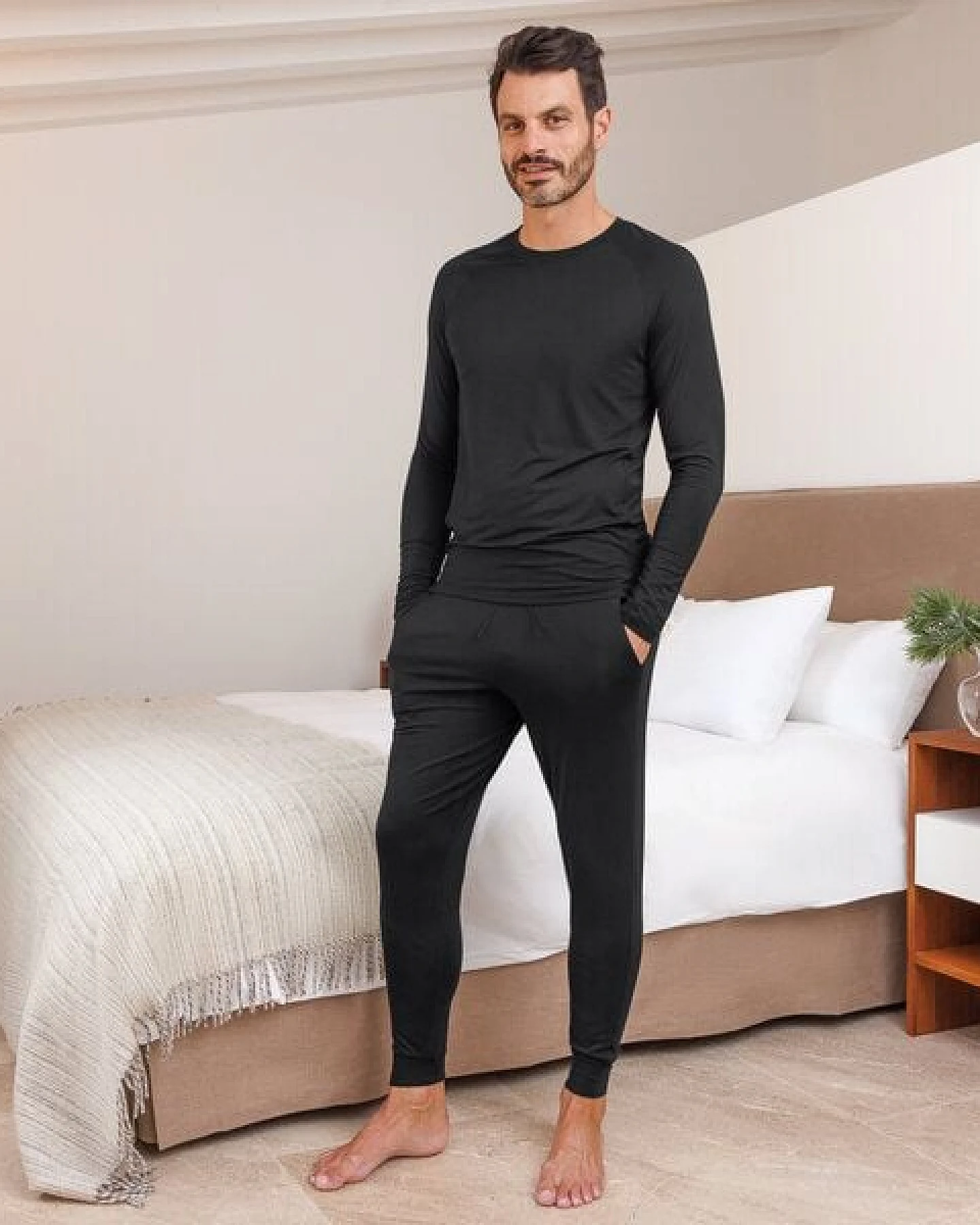 Dagsmejan Herren Sleep Langarmshirt Balance – Ansicht 3