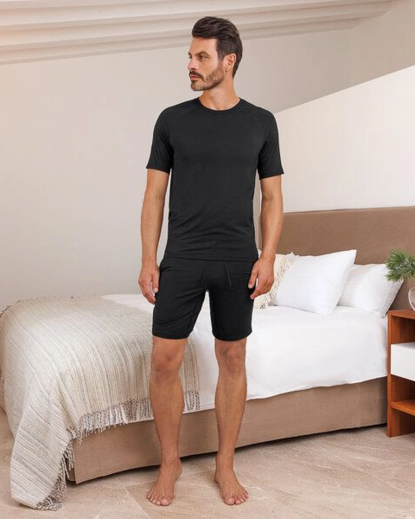 Dagsmejan Herren Sleep Shorts Balance – Ansicht 2