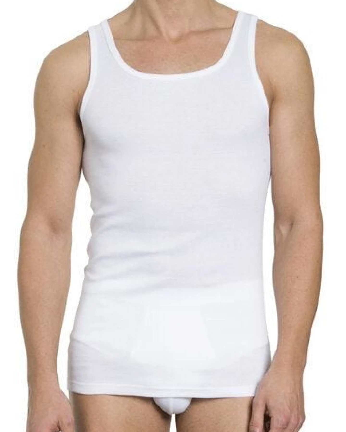 Haasis Bodywear Herren Unterhemd Feinripp 5er Pack – Ansicht 3