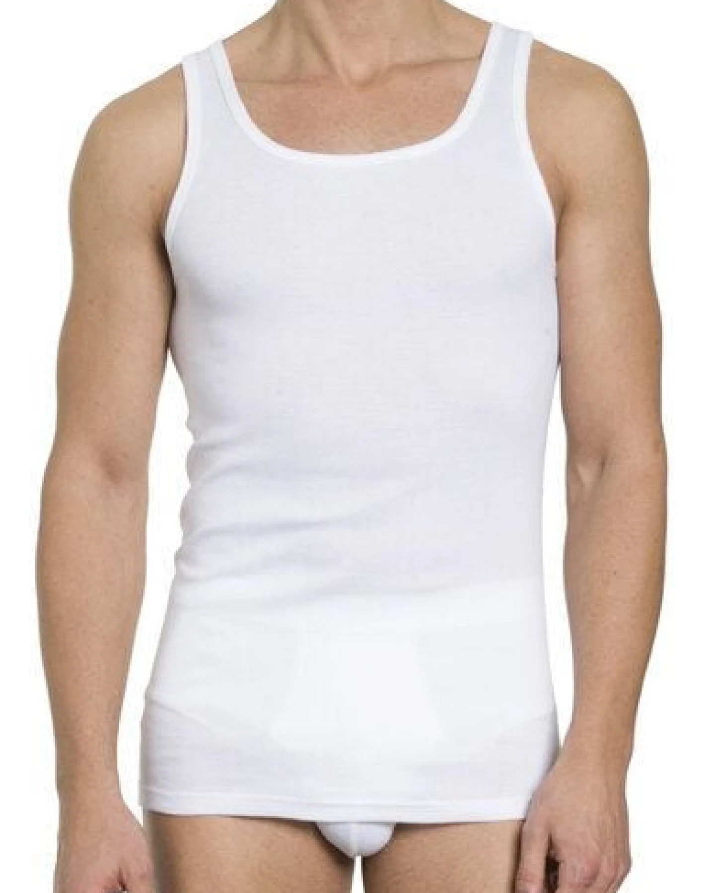 Haasis Bodywear Herren Unterhemd Feinripp Doppelpack – Ansicht 4