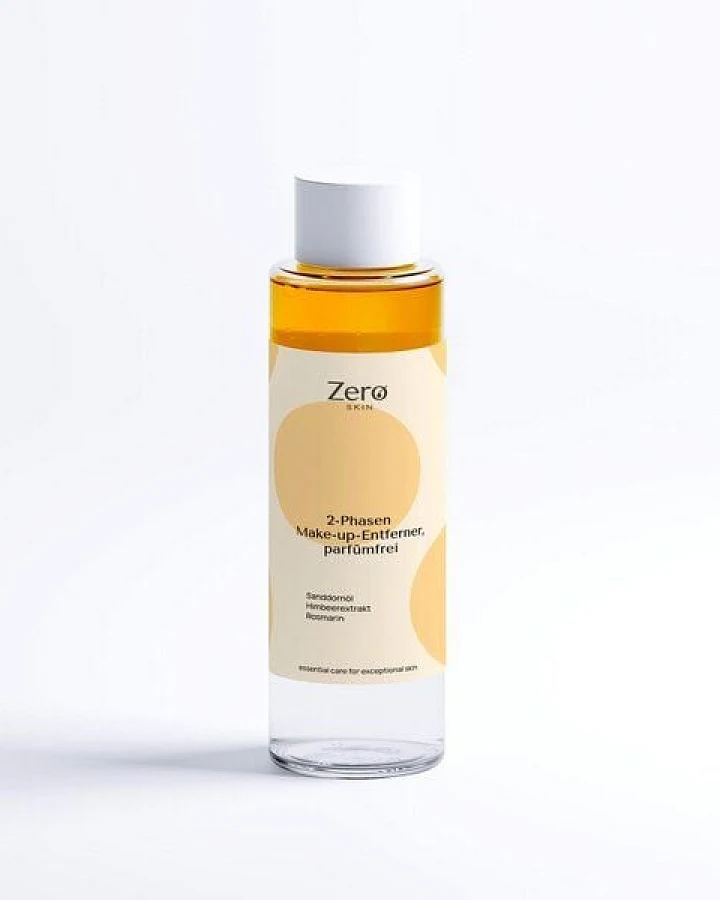 Zero Skin 2-Phasen Make-up Entferner 100 ml – parfumfrei, vegan & COSMOS Natural zertifiziert