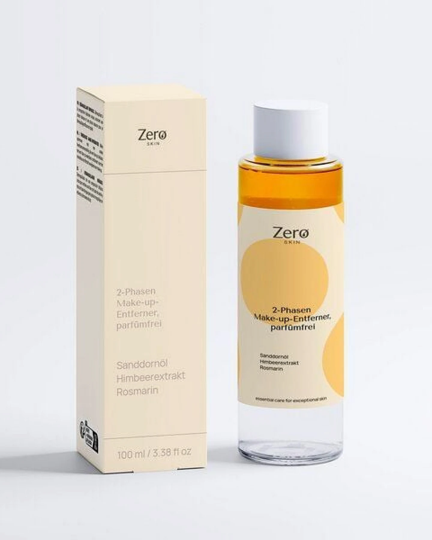Zero Skin 2-Phasen Make-up Entferner 100 ml – parfumfrei, vegan & COSMOS Natural zertifiziert – Ansicht 4