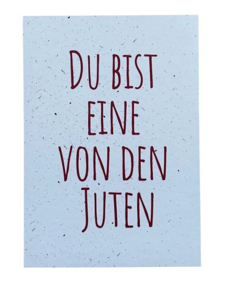 ilovemixtapes Postkarte „du bist eine von den juten" A6