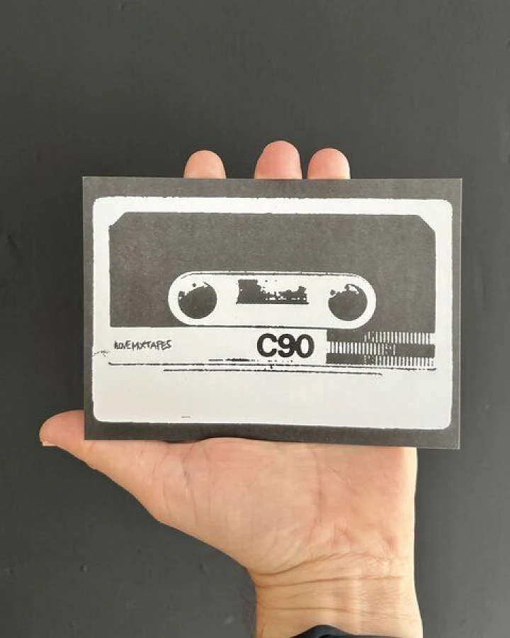 ilovemixtapes „C90 Classic“ – Postkarte für Mixtape-Liebhaber A6