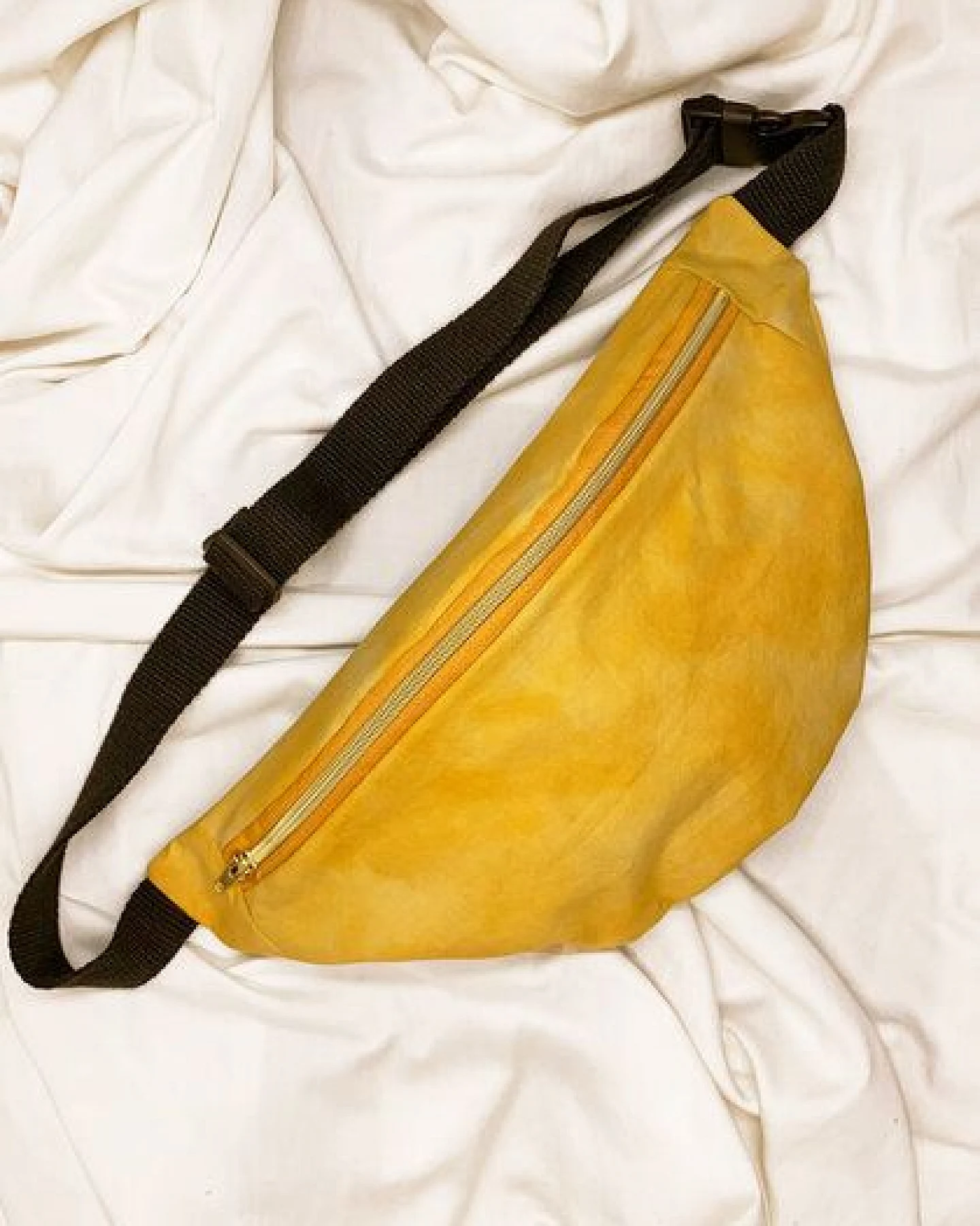 Lena Schokolade HipBag curry aus Bio-Baumwolle – Ansicht 2