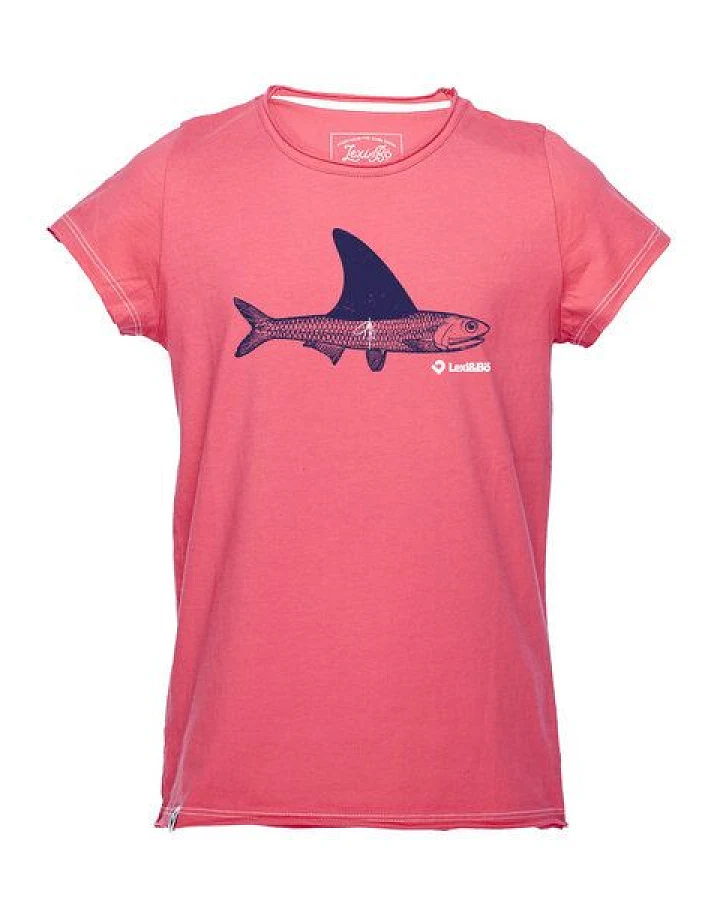 Lexi&Bö Sharkdine Mädchen T-Shirt pink