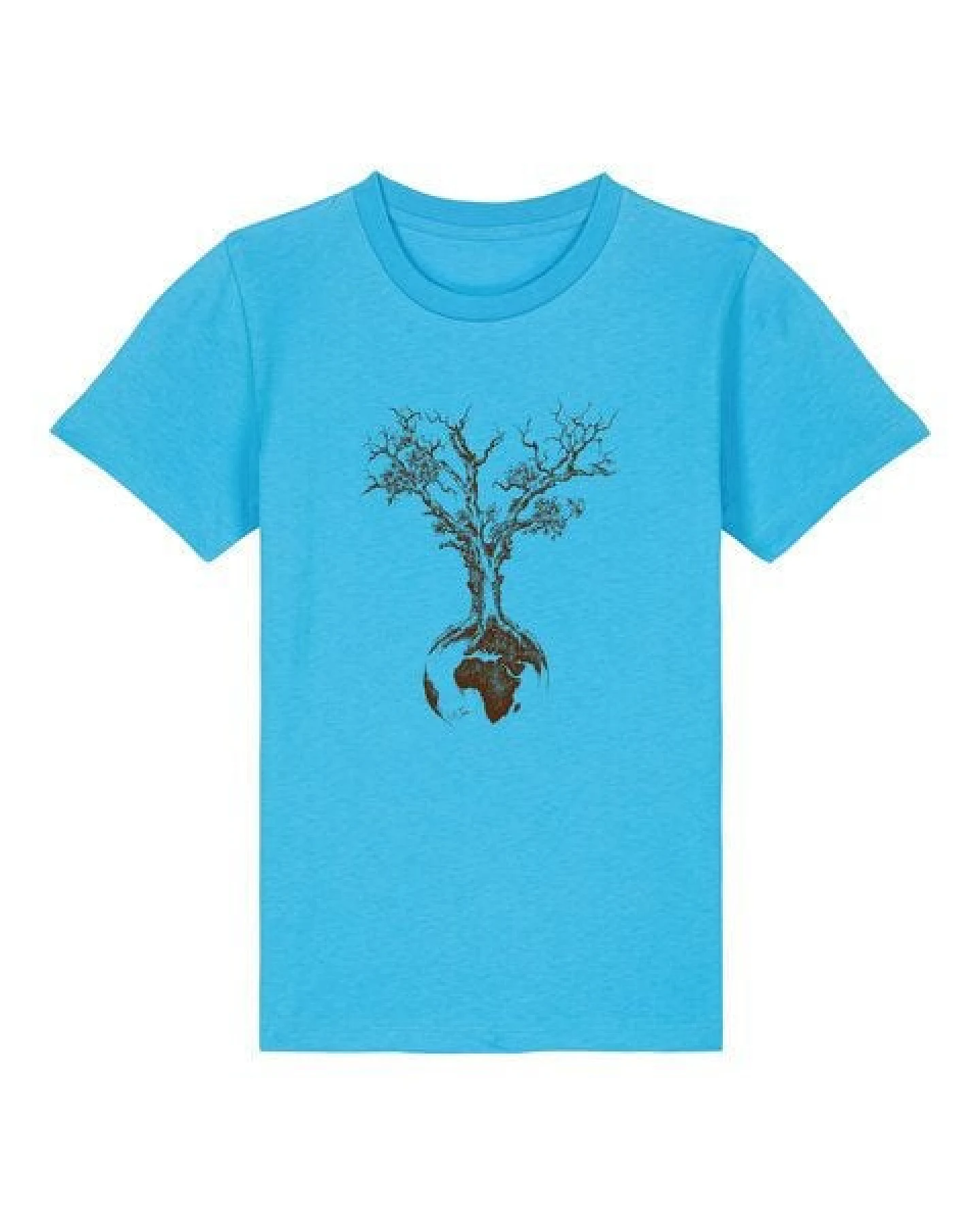 Life-Tree Shirt aus Biobaumwolle Fairwear für Kids "Weltenbaum" in verschiedenen Farben – Ansicht 3