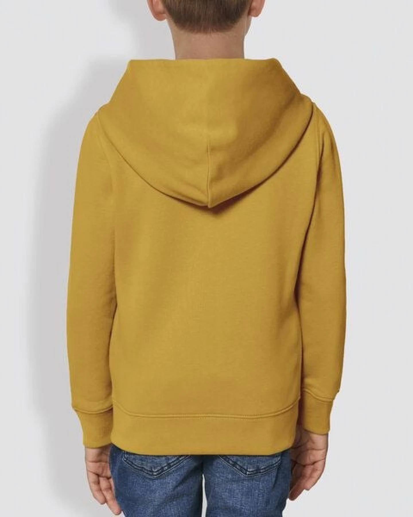 little kiwi Kinder Hoodie, "Igel",Ocker, Caramel – Ansicht 3