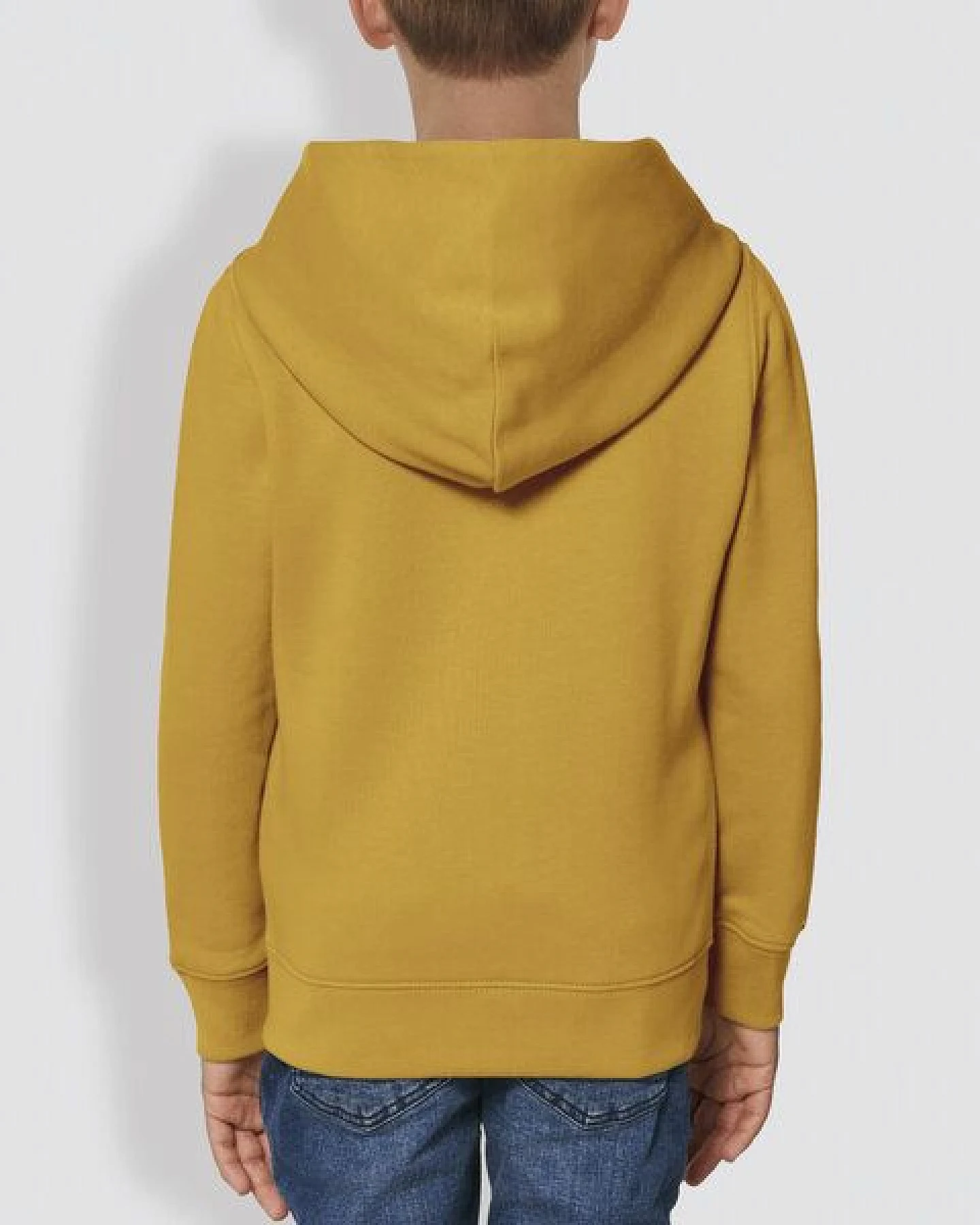 little kiwi Kinder Hoodie, "Igel",Ocker, Caramel – Ansicht 2