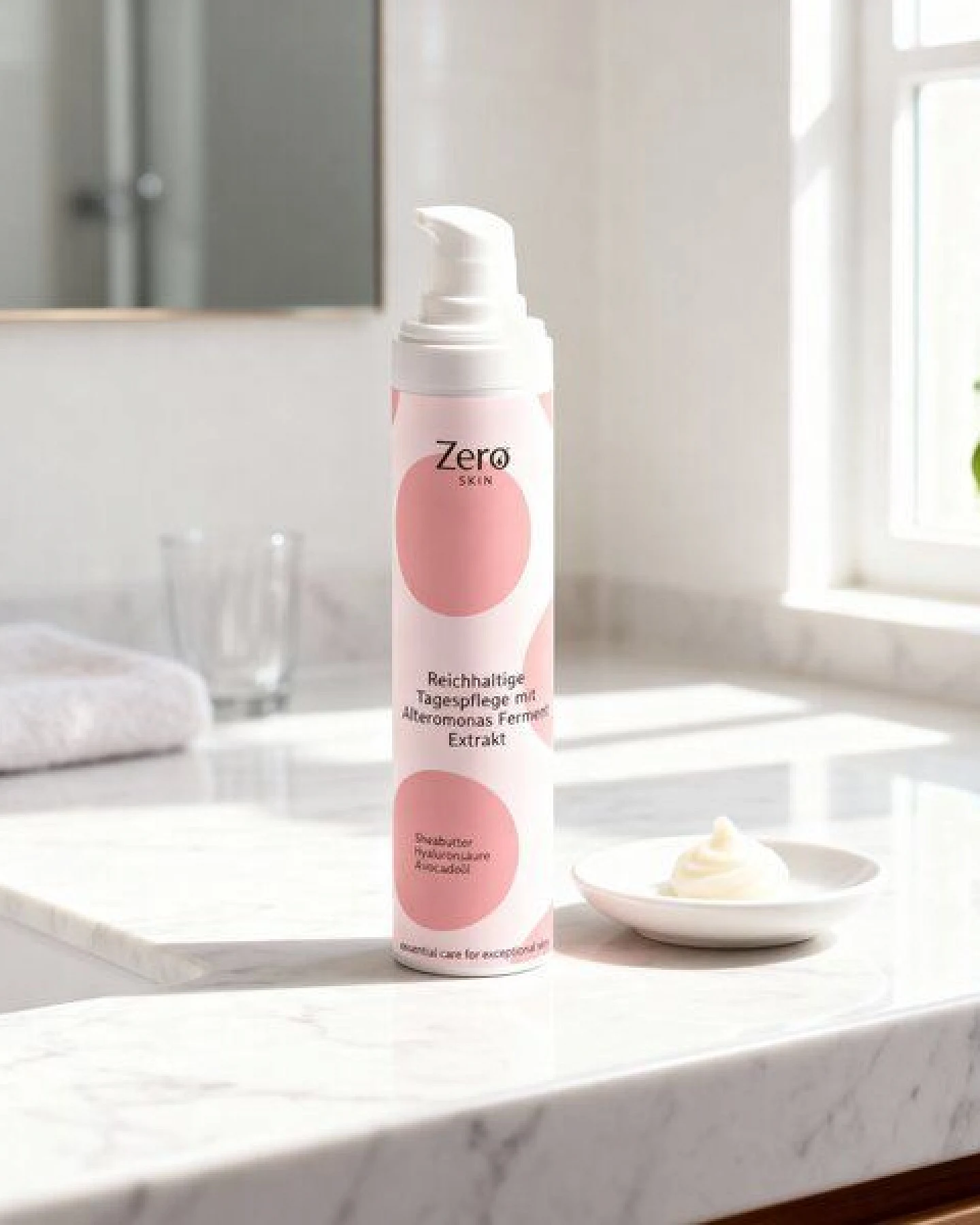Zero Skin Reichhaltige Tagespflege mit Alteromonas Ferment Extrakt, Multi-Hyaluron & Bio-Pflanzenölen- 50 ml – Ansicht 3