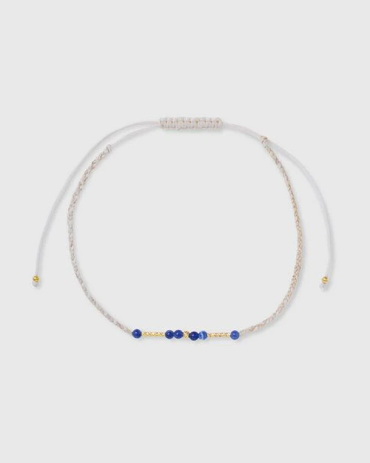 fejn jewelry Armband 'tourmaline' - mit Turmalin und Bananenfasern